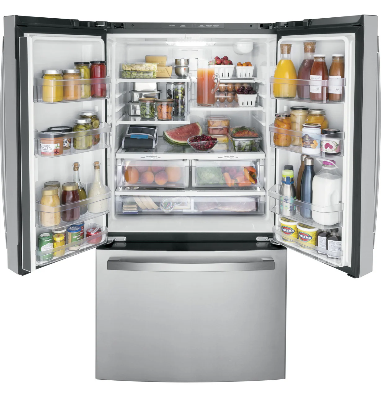 GE 27.0 cu. ft. French Door Refrigerator in Fingerprint Resistant Stainless Steel, ENERGY STAR - Image 5