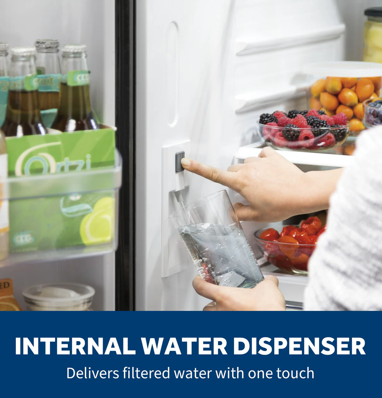GE 27.0 cu. ft. French Door Refrigerator in Fingerprint Resistant Stainless Steel, ENERGY STAR - Image 7