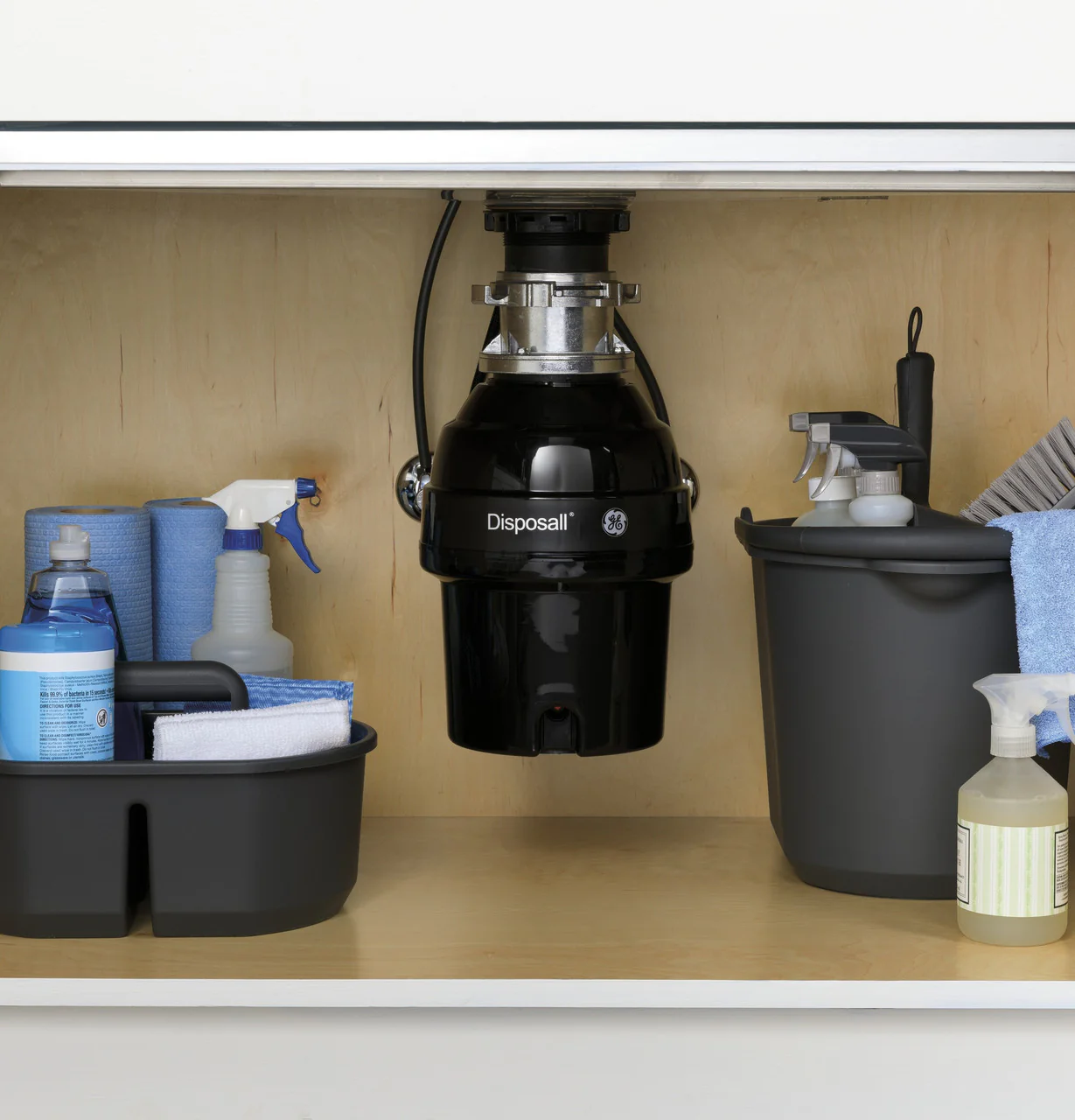 GE 3/4 HP Batch Feed Garbage Disposal, Noise Insulation, Non-Corded (GFB760N) - Image 2