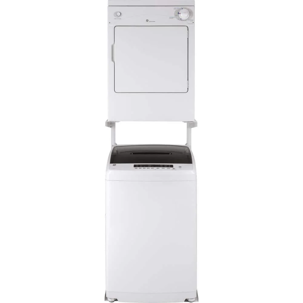 GE 3.6-cu ft Stackable Portable Electric Dryer (White on White) - Image 5