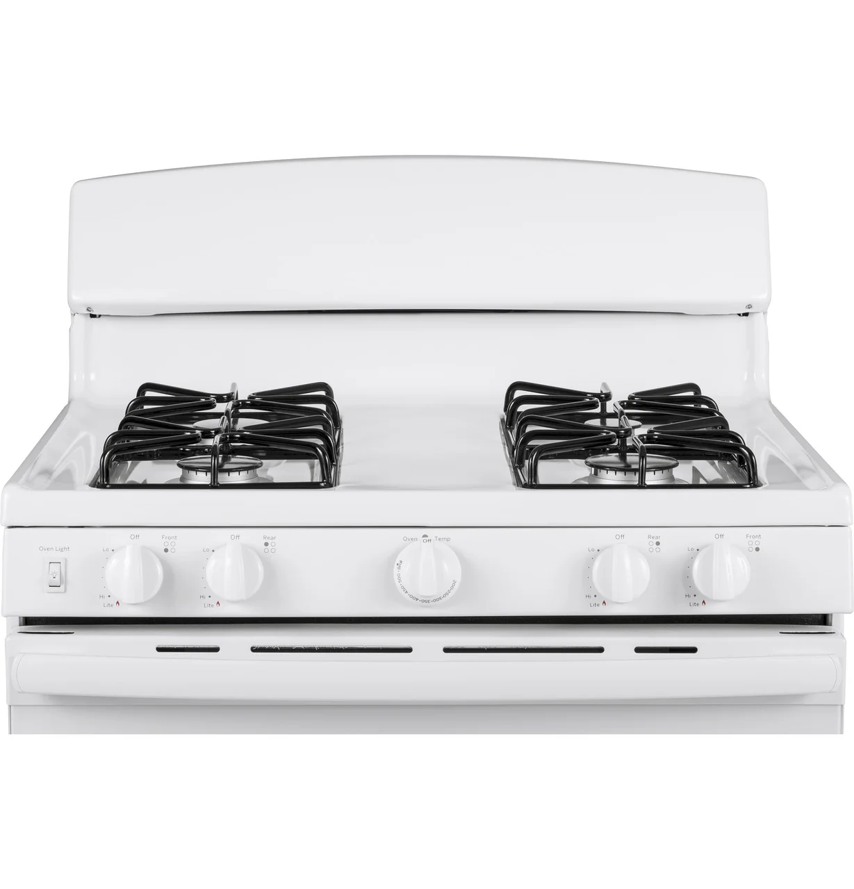 GE 30-in 4-Burner 4.8-cu ft Freestanding Gas Range (White) JGBS30DEKWW - Image 2