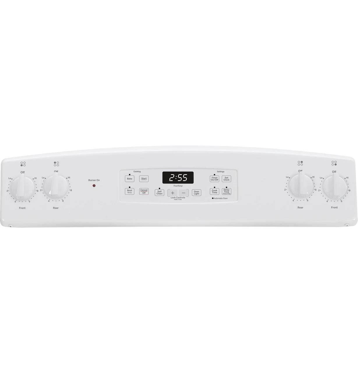 GE 30-in 4-Element 5.0-cu ft Freestanding Electric Range, White (JB255DJWW) - Image 5