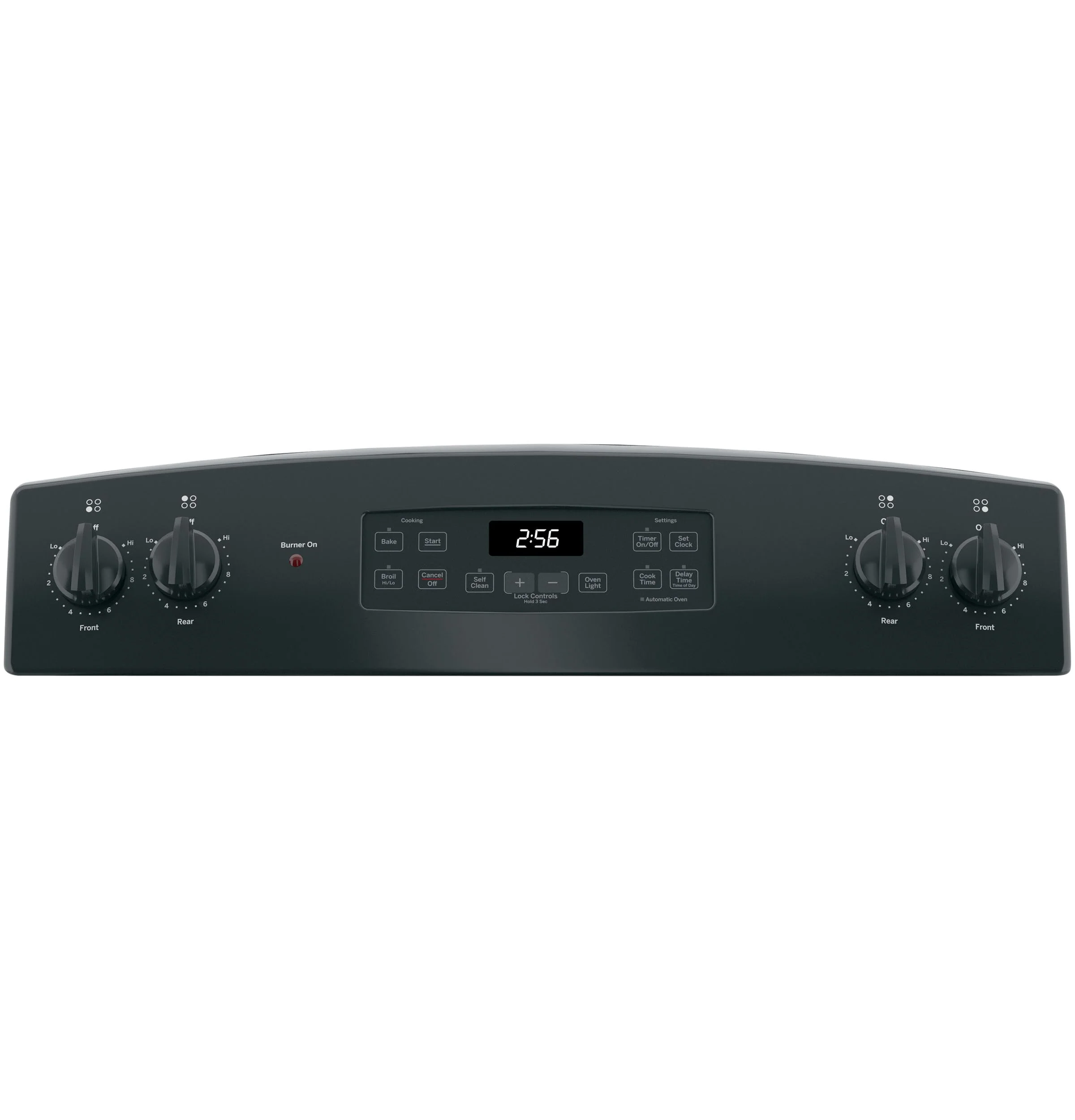 GE 30-in 4 Elements 5.0-cu ft Self-Cleaning Freestanding Electric Range (Black) - Image 5