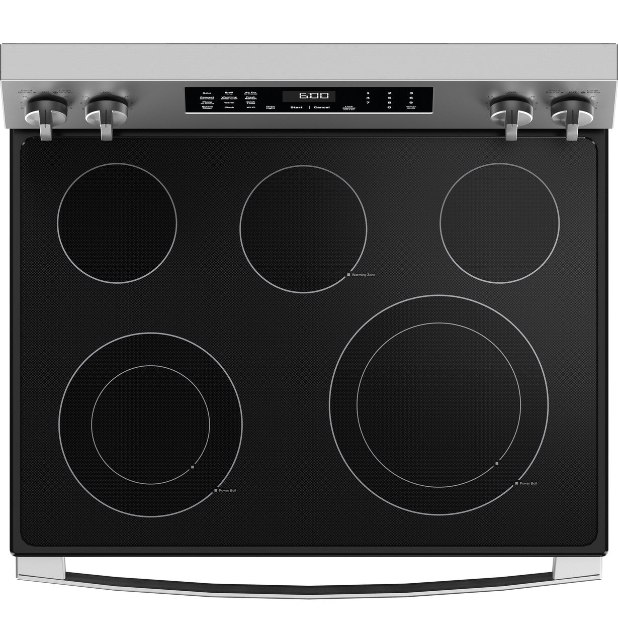 GE 30 in. 5.3 cu. ft. Electric Range with Self-Cleaning Convection Oven in Stainless Steel - Image 5