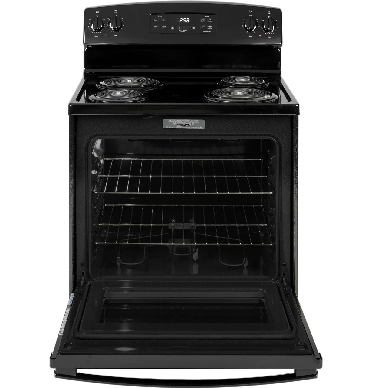 GE 30 in. 5.3 cu. ft. Electric Range with Self-Cleaning Oven in White - Image 4