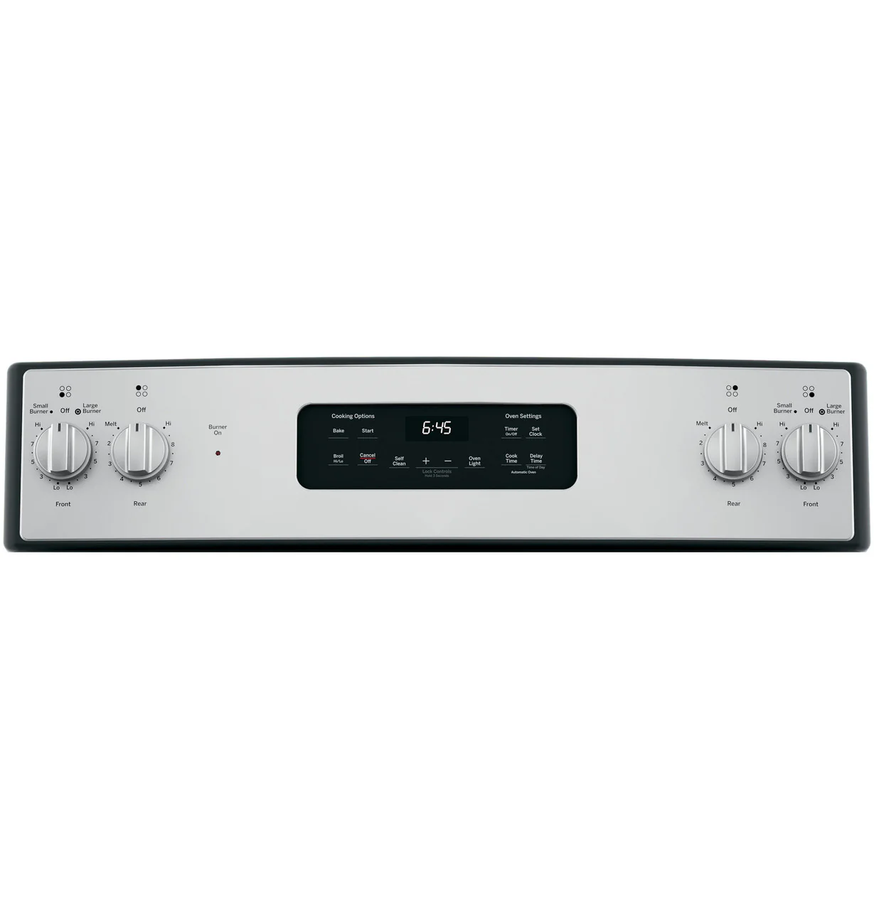 GE 30-in Smooth Surface 4 Elements 5.3-cu ft Self-Cleaning Freestanding Electric Range (Stainless Steel) - Image 2