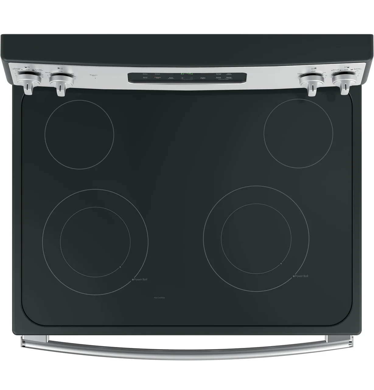 GE 30-in Smooth Surface 4 Elements 5.3-cu ft Self-Cleaning Freestanding Electric Range (Stainless Steel) - Image 5