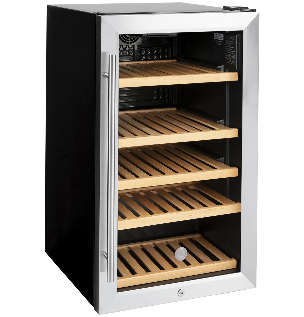 GE 31-Can Capacity (4.1-cu ft) Residential Stainless Steel Built-In/Freestanding Beverage Center, 33" H x 19" W x 22.5" D - Image 4