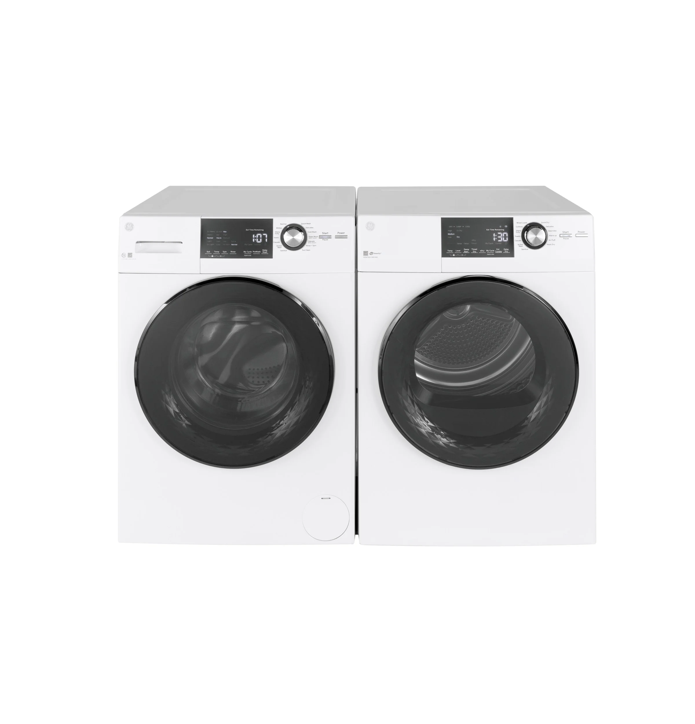 GE 4.3-cu ft Stackable Vented Electric Dryer, White - Image 6