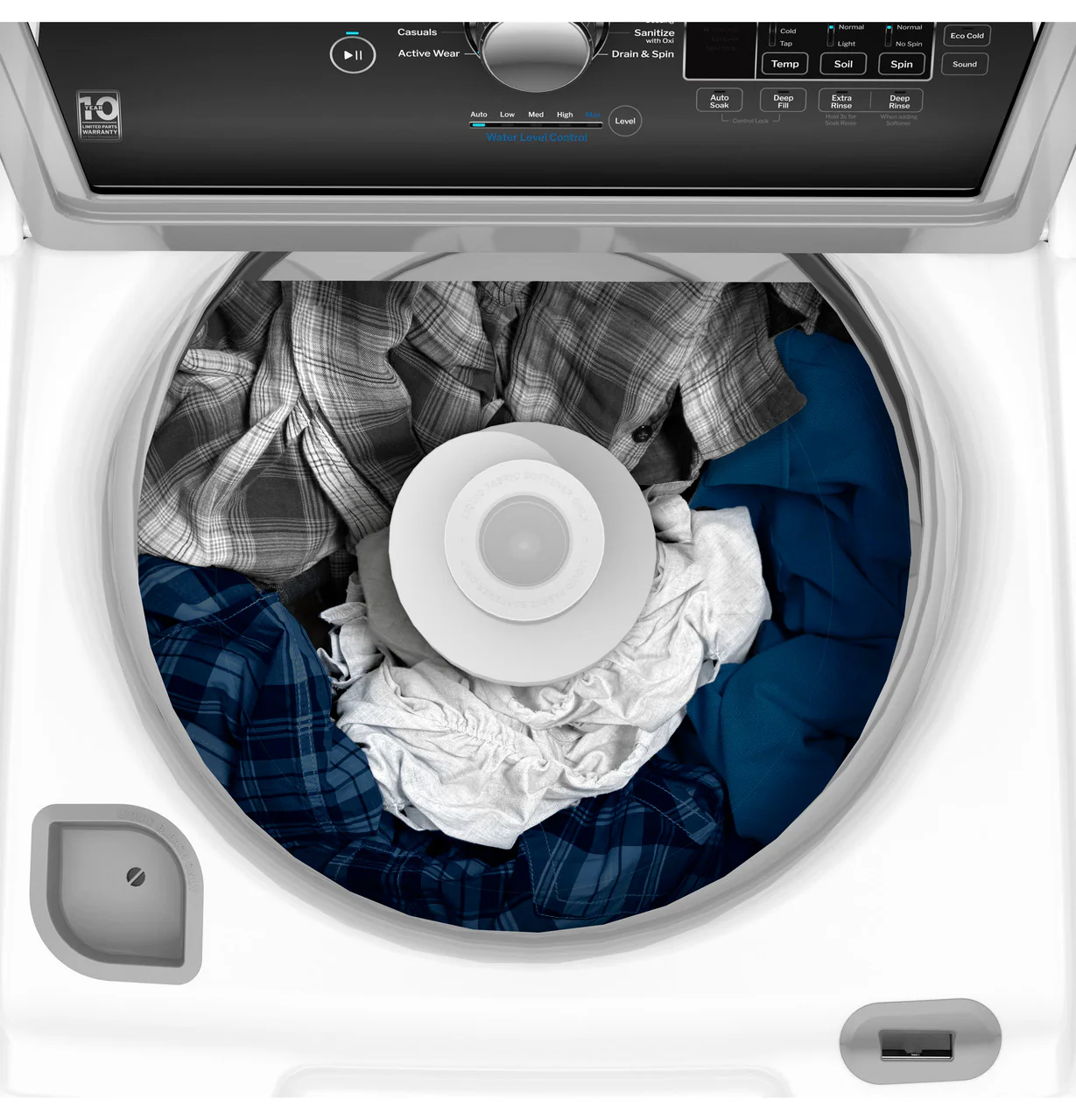 GE 4.5 cu. ft. High-Efficiency White Top Load Washing Machine, ENERGY STAR - Image 7