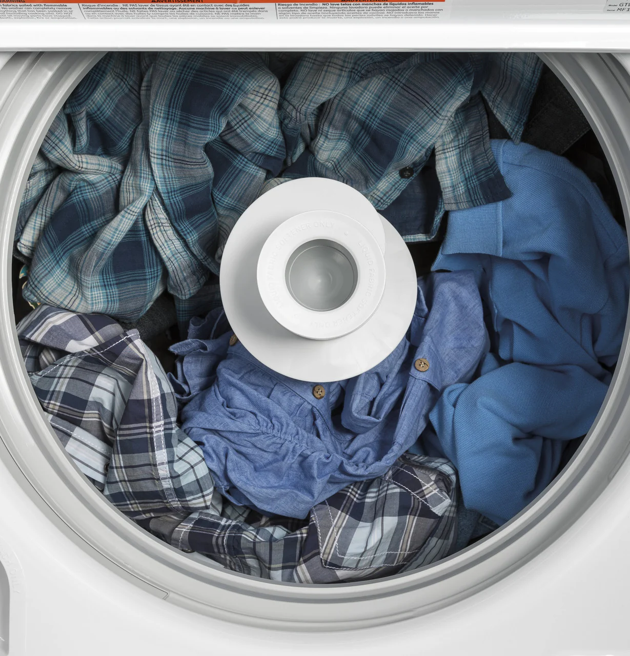 GE 4.5 cu. ft. High-Efficiency White Top Load Washing Machine with Stainless Steel Basket, GTW465ASNWW - Image 8