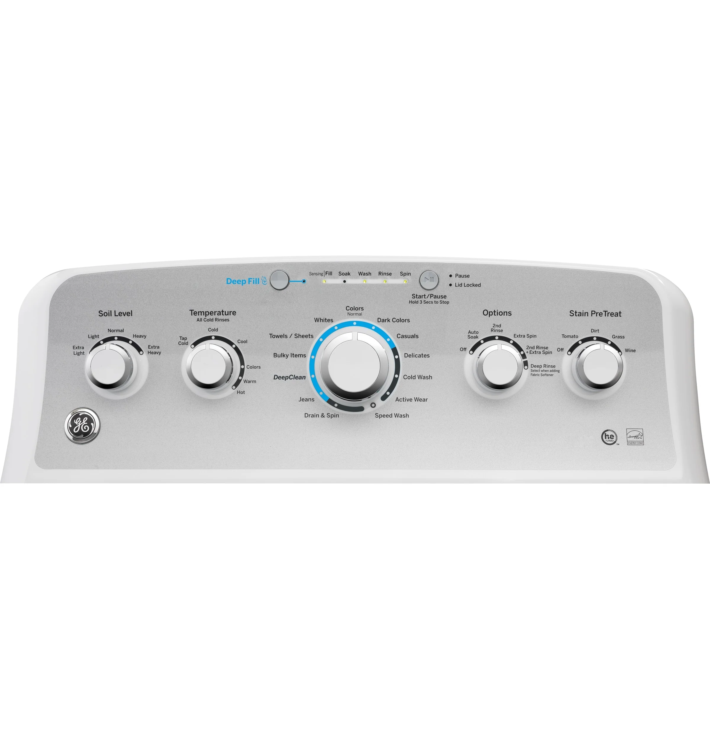 GE 4.6-cu ft High Efficiency Top-Load Washer (White) ENERGY STAR - Image 5