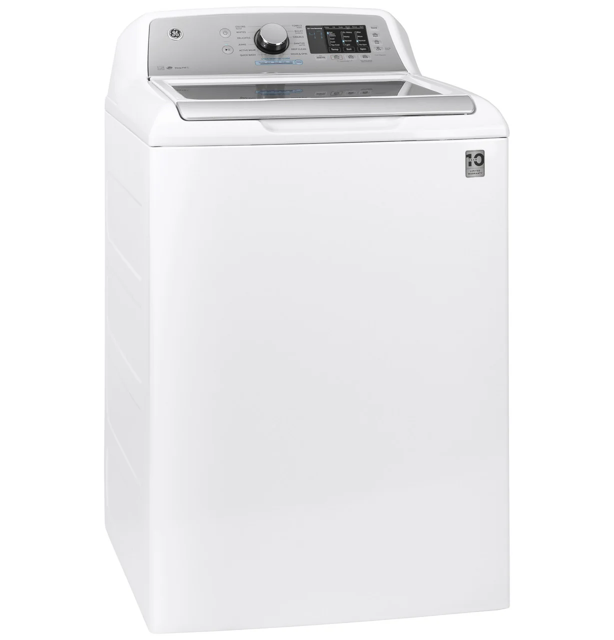 GE 4.8-cu ft High Efficiency Top-Load Washer, Diamond Gray/White, ENERGY STAR (GTW720 Series) - Image 2