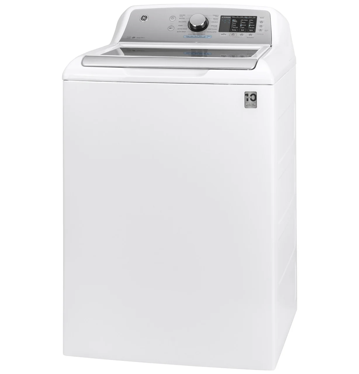 GE 4.8-cu ft High Efficiency Top-Load Washer (White) ENERGY STAR, GTW720BSNWS - Image 4