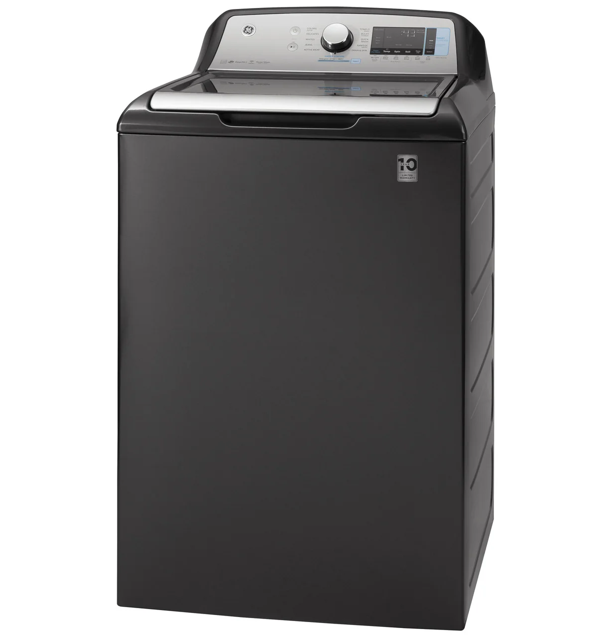 GE 5.2-cu ft High Efficiency Top-Load Washer, Diamond Gray, ENERGY STAR (SmartDispense, Water Station) - Image 4