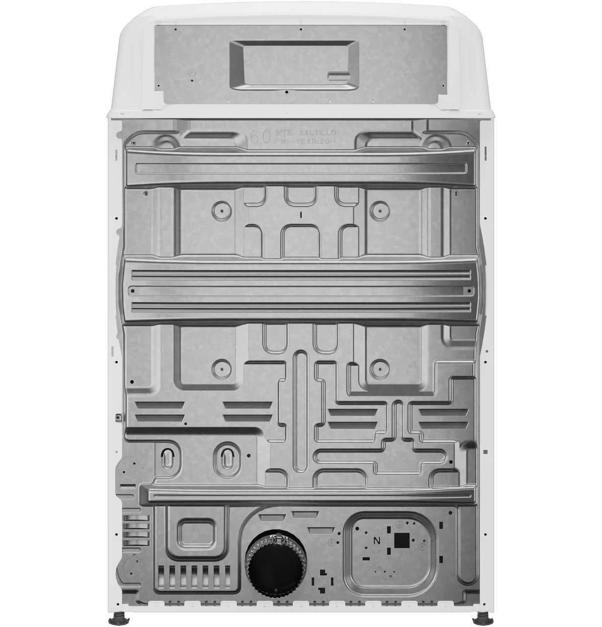 GE 6.2-cu ft Electric Dryer (White) - Image 5