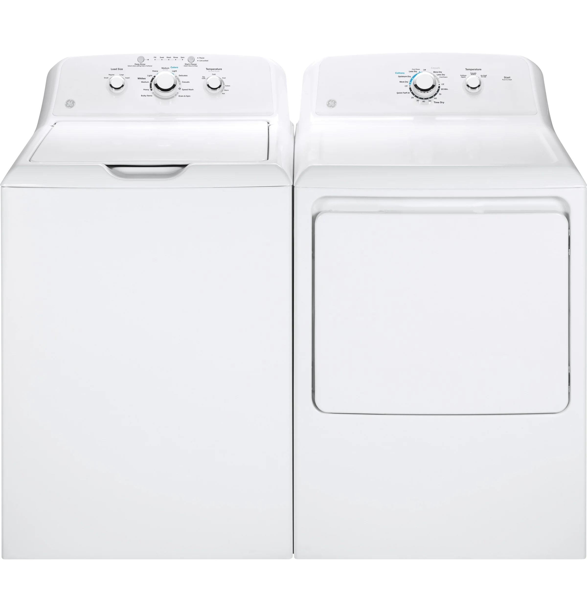 GE 6.2-cu ft Electric Dryer (White) GTX33EASKWW - Image 4