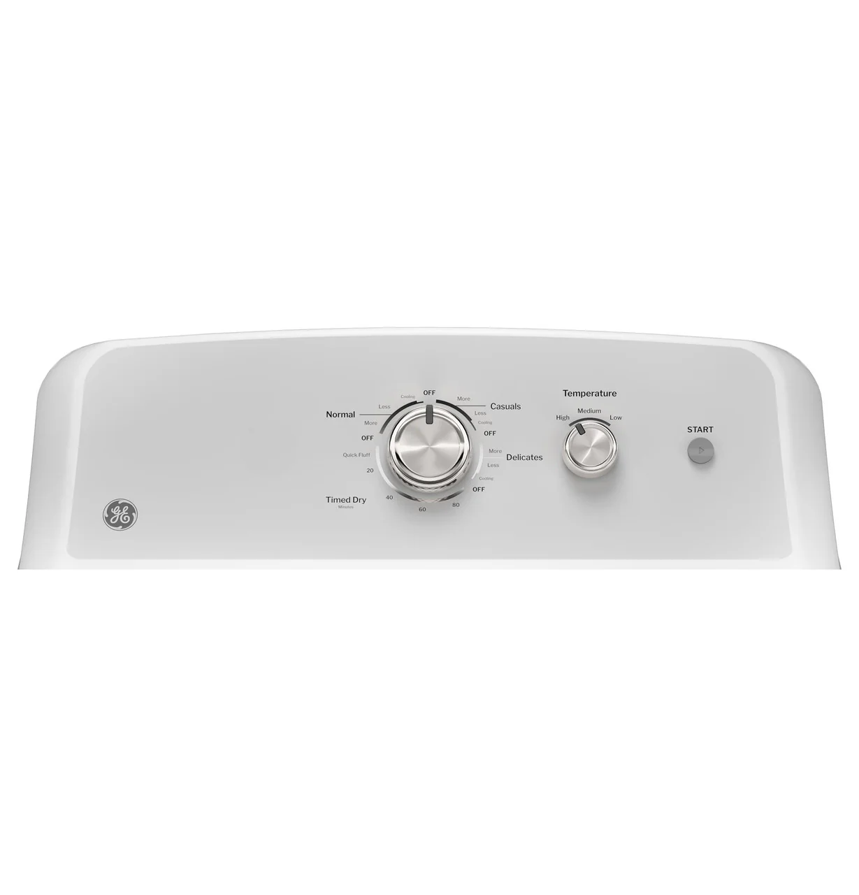 GE 7.2 cu. ft. 120 Volt White Gas Vented Dryer - Image 7