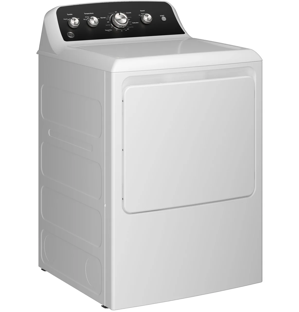 GE 7.2 cu. ft. 240-Volt White Electric Vented Dryer, GTD48EASWWB - Image 4