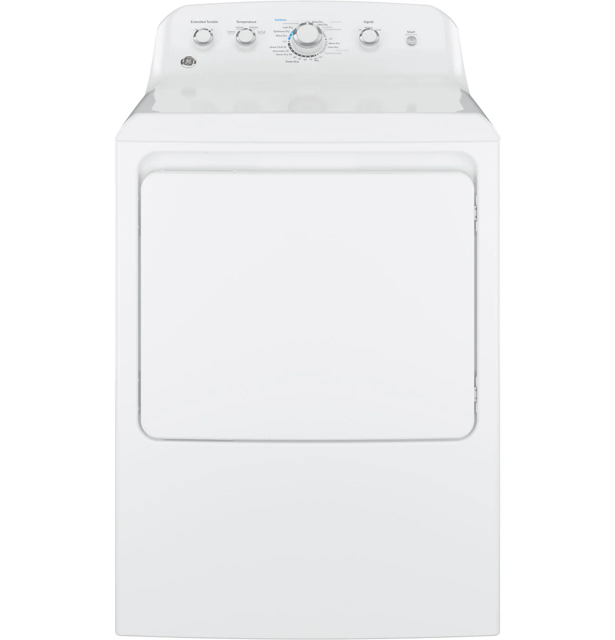 GE 7.2-cu ft Electric Dryer (White)