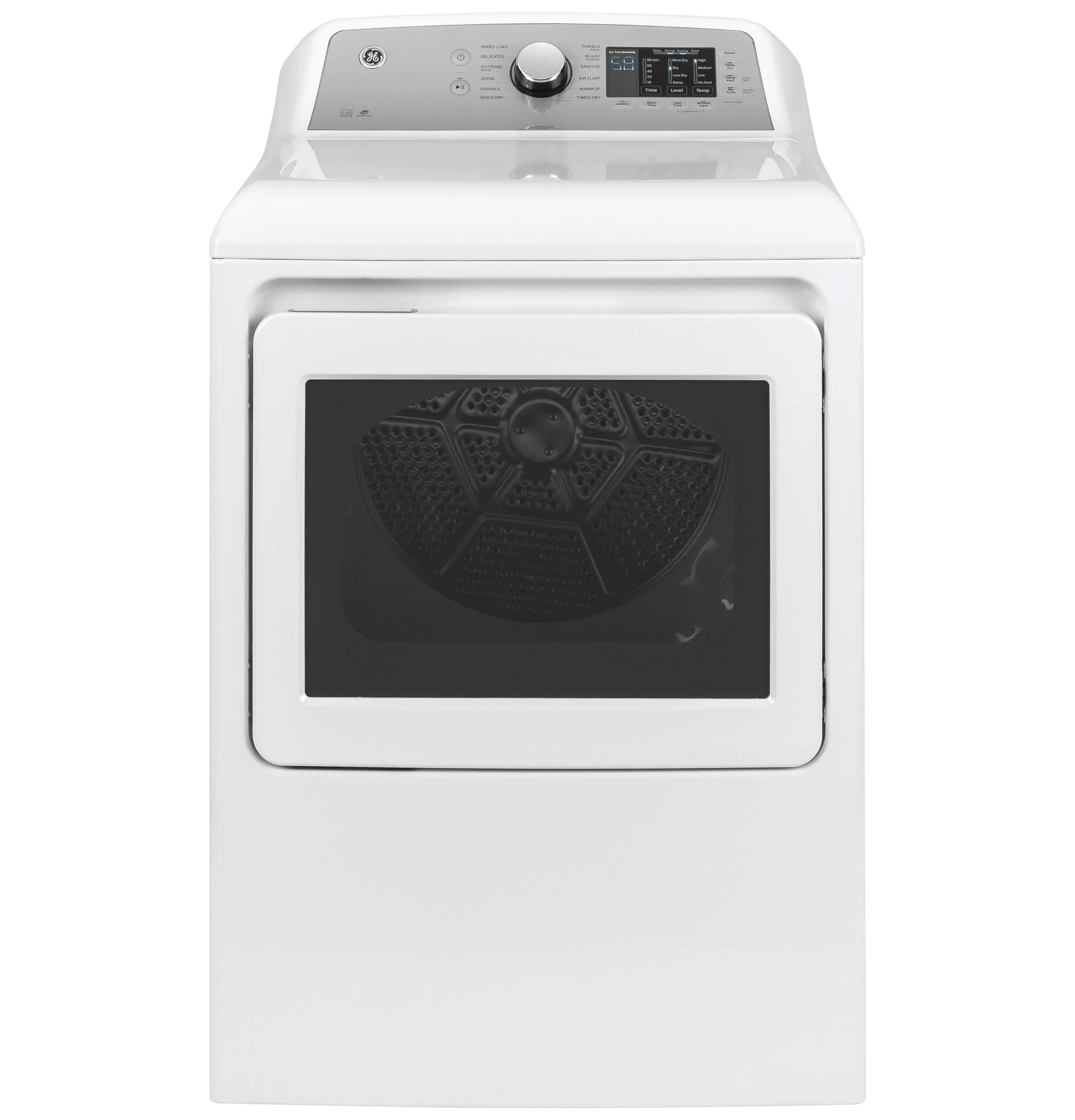 GE 7.4-cu ft Electric Dryer (White) ENERGY STAR, GTD72EBSNWS