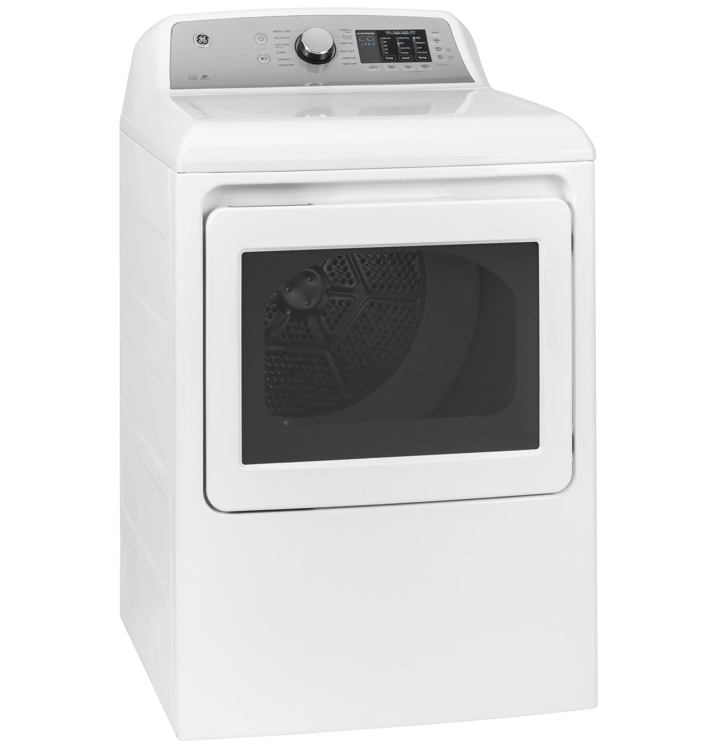 GE 7.4-cu ft Electric Dryer (White) ENERGY STAR, GTD72EBSNWS - Image 3