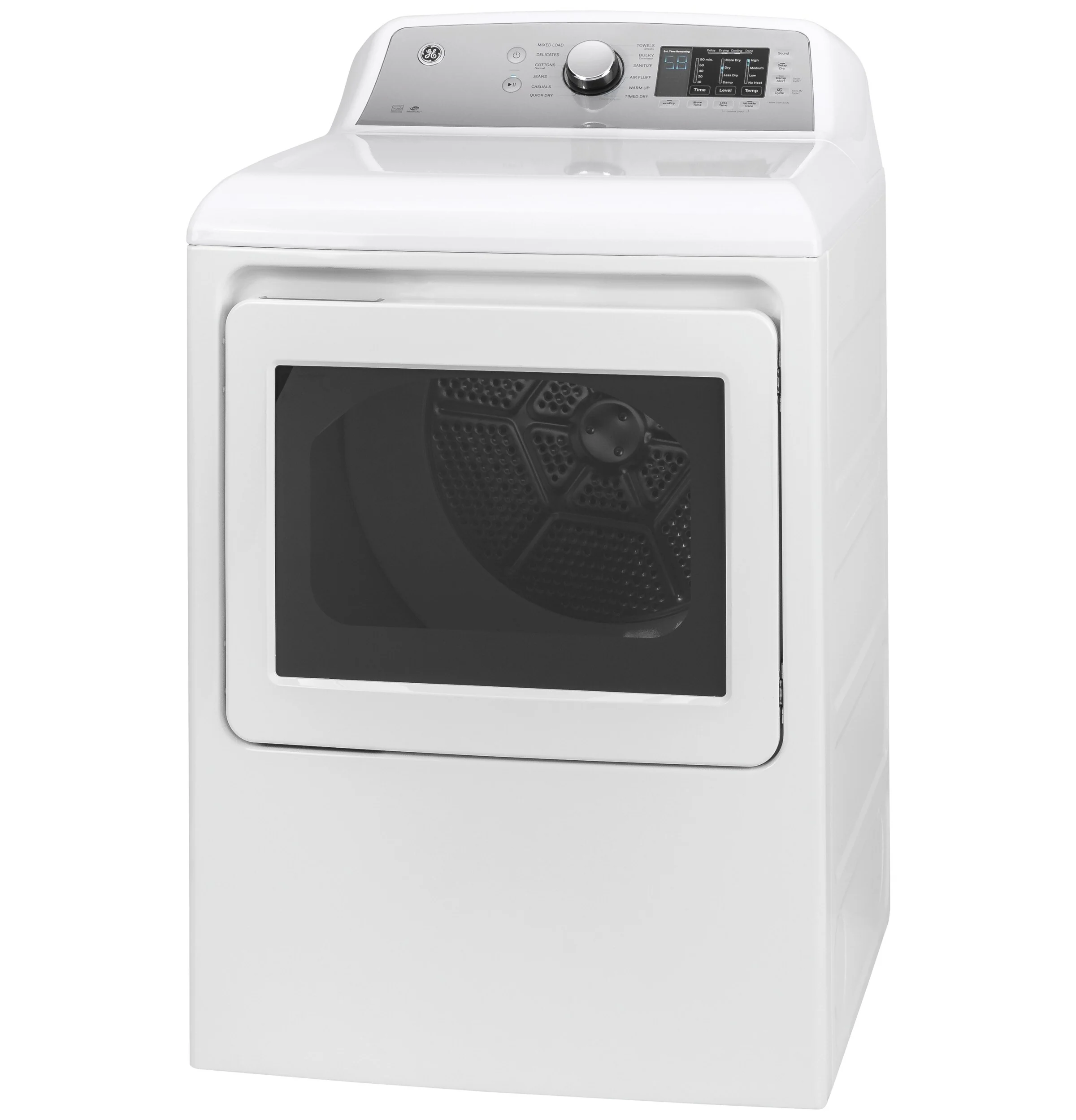 GE 7.4-cu ft Electric Dryer (White) ENERGY STAR, GTD72EBSNWS - Image 4
