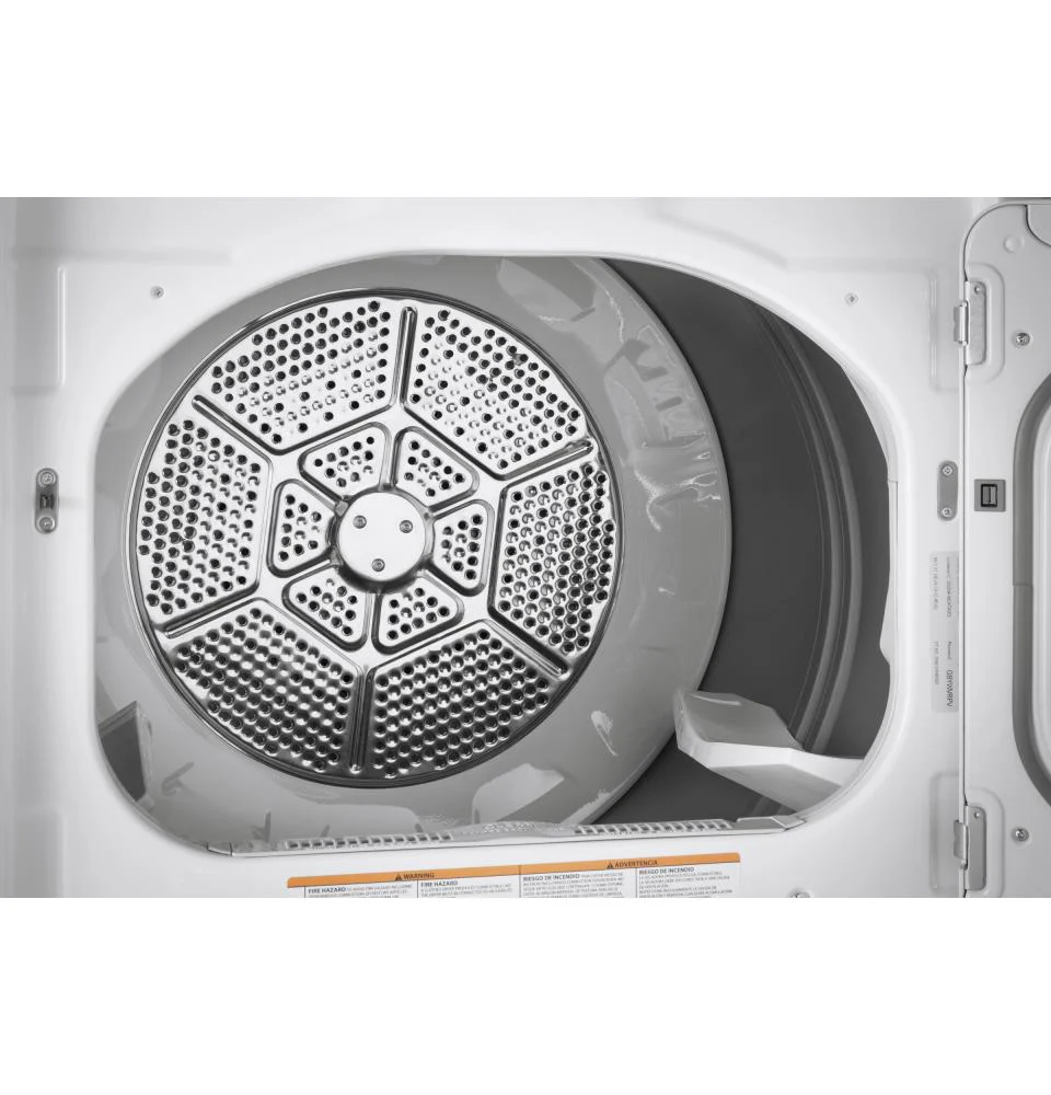 GE 7.4-cu ft Steam Cycle Gas Dryer, Reversible Side-Swing Door, White, ENERGY STAR - Image 4