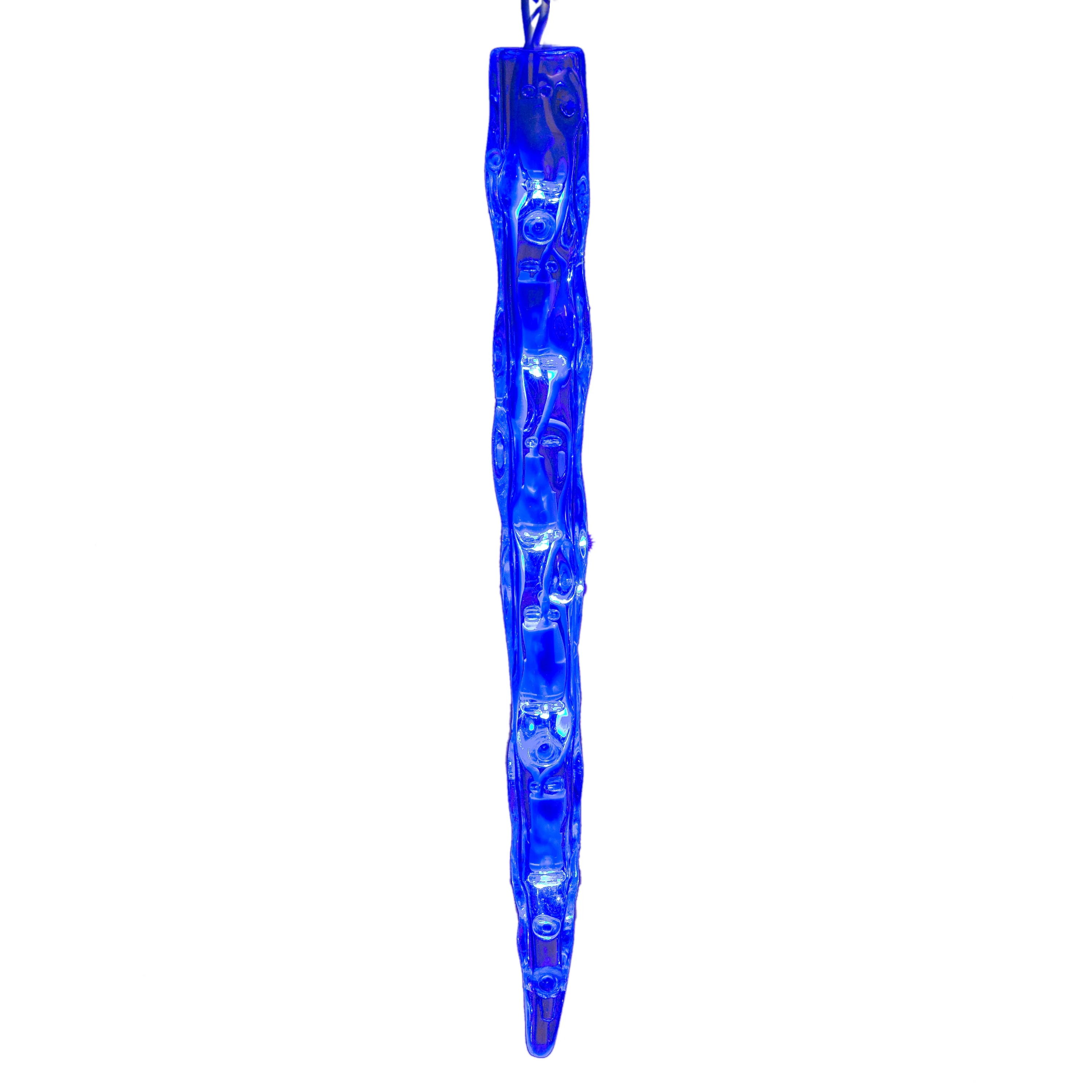 GE Color Choice 100-Count Multi-Function Color-Changing LED Christmas Icicle Lights, 20 Icicles, 9.5-ft Lighted Length, White Wire - Image 5