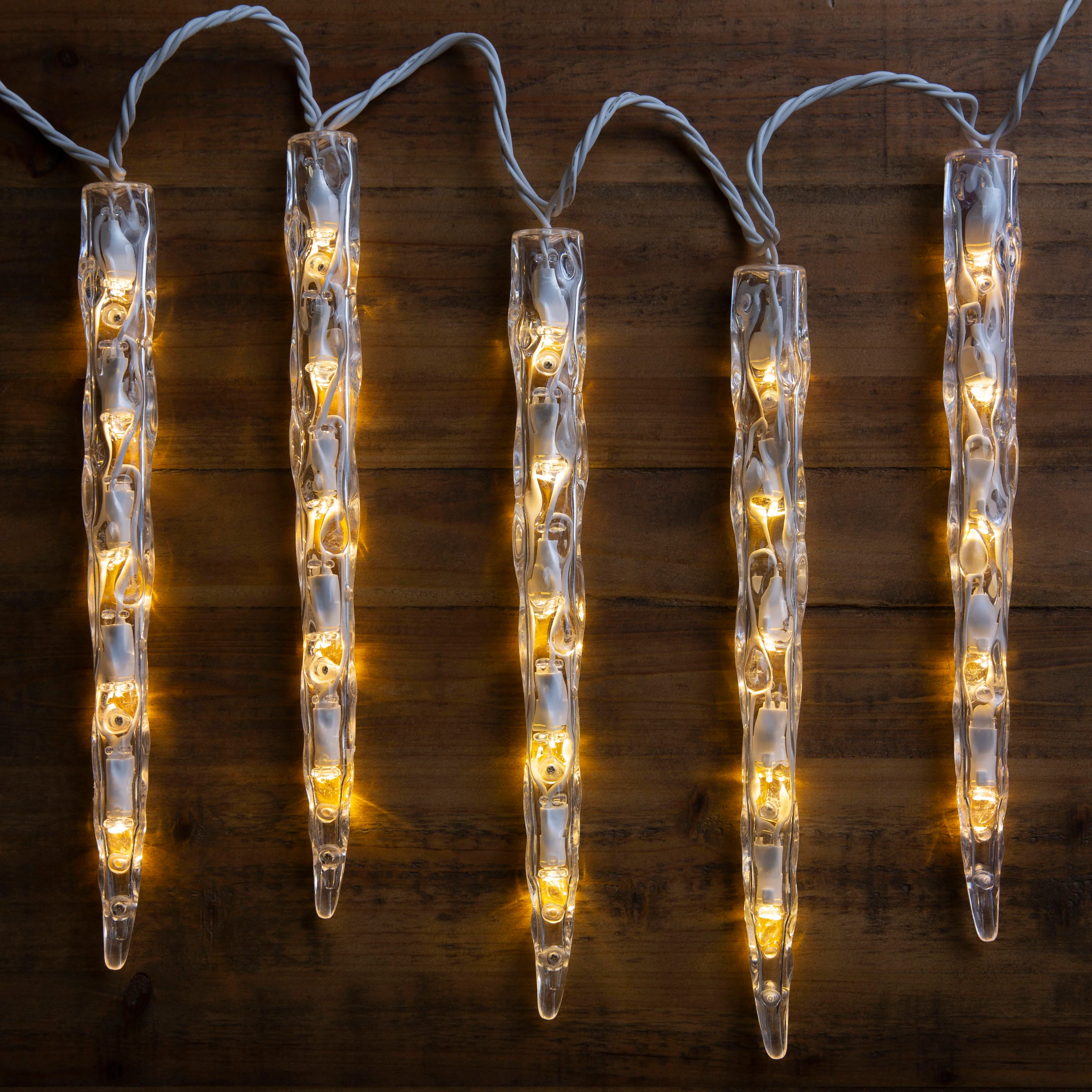GE Color Choice 20-Count Multi-function Color-Changing Mini LED Plug-In Christmas Icicle Lights - Image 4