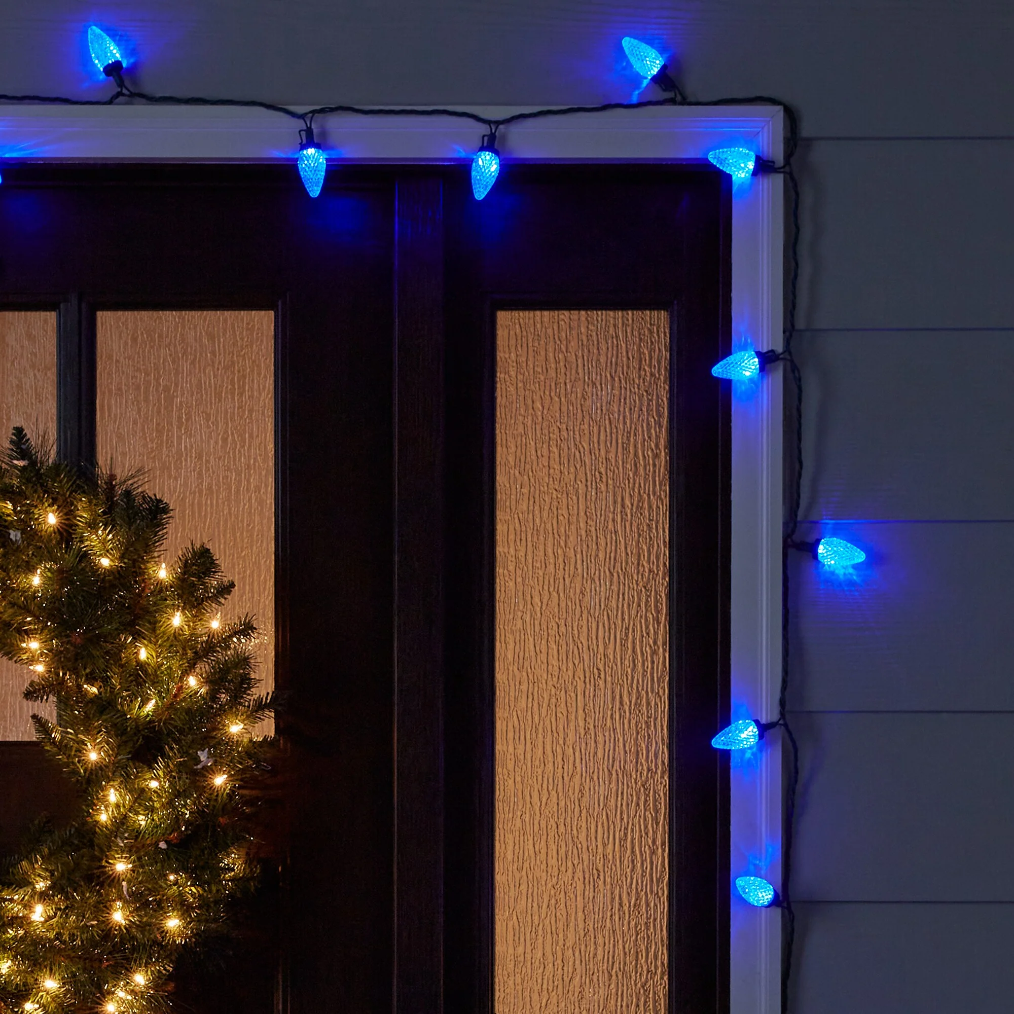 GE Color Choice 50-Count 32.6-ft Multi-function Color Changing LED Plug-In Christmas String Lights - Image 2