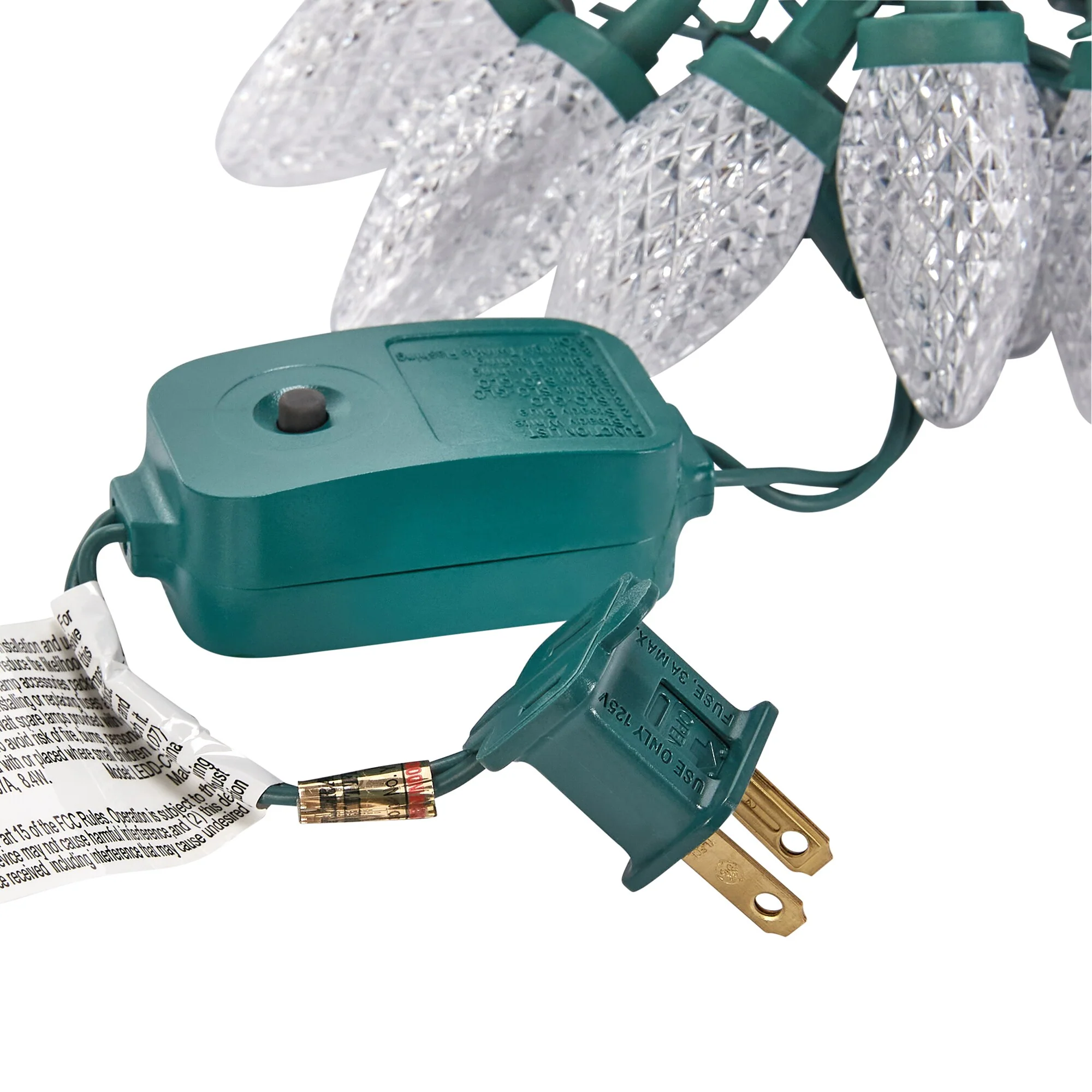 GE Color Choice 50-Count 32.6-ft Multi-function Color Changing LED Plug-In Christmas String Lights - Image 4