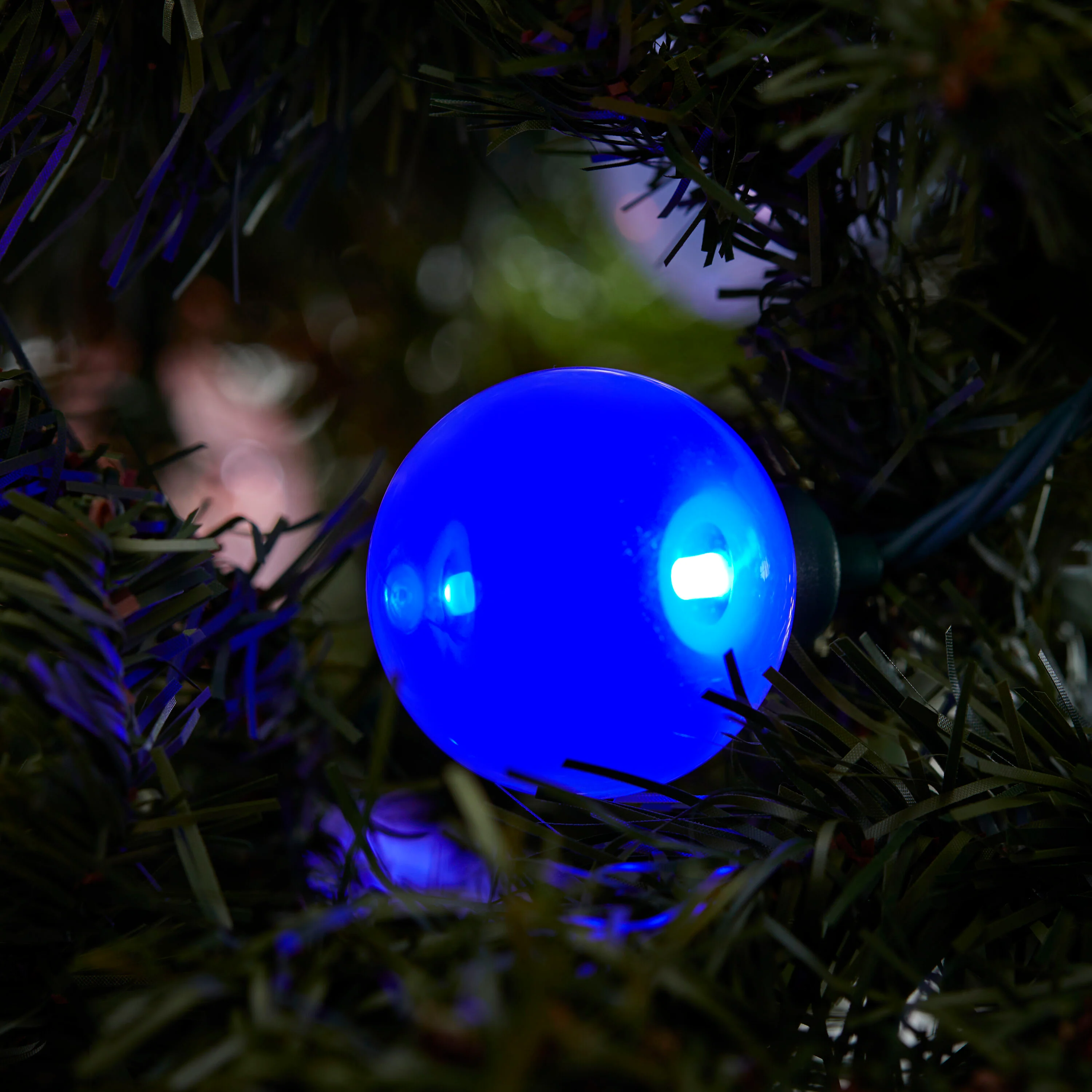 GE Color Effects 25-Count 24-ft Multi-Function Color Changing LED Plug-In Christmas String Lights - Image 4