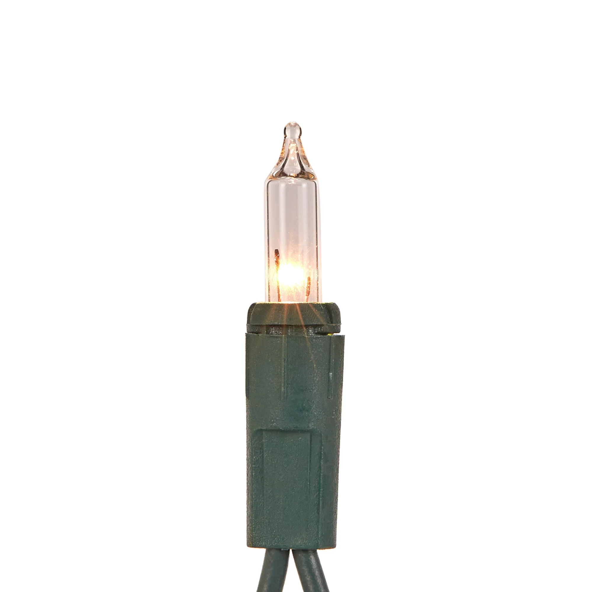 GE ConstantON 100-Count 20.6-ft Clear Incandescent Plug-In Christmas String Lights, Green Wire - Image 3