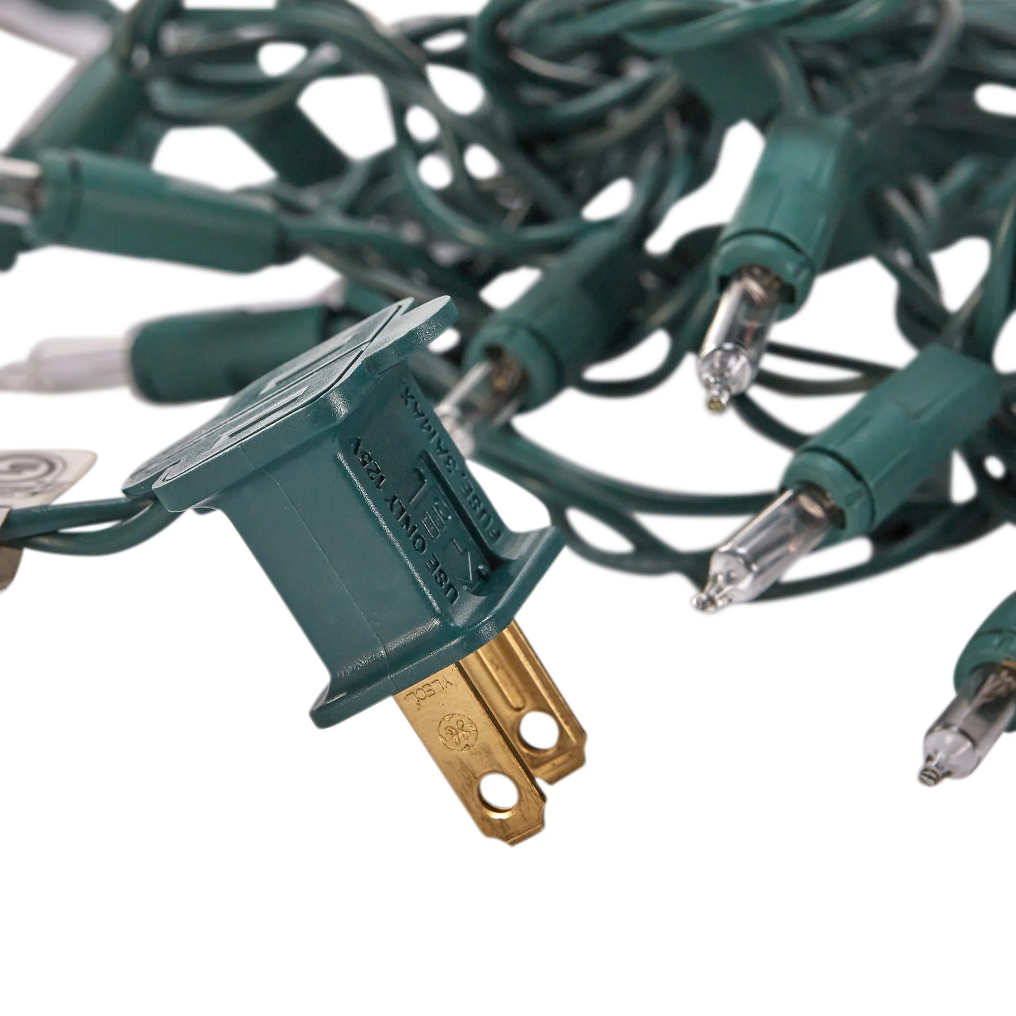 GE ConstantON 100-Count 20.6-ft Clear Incandescent Plug-In Christmas String Lights, Green Wire - Image 4