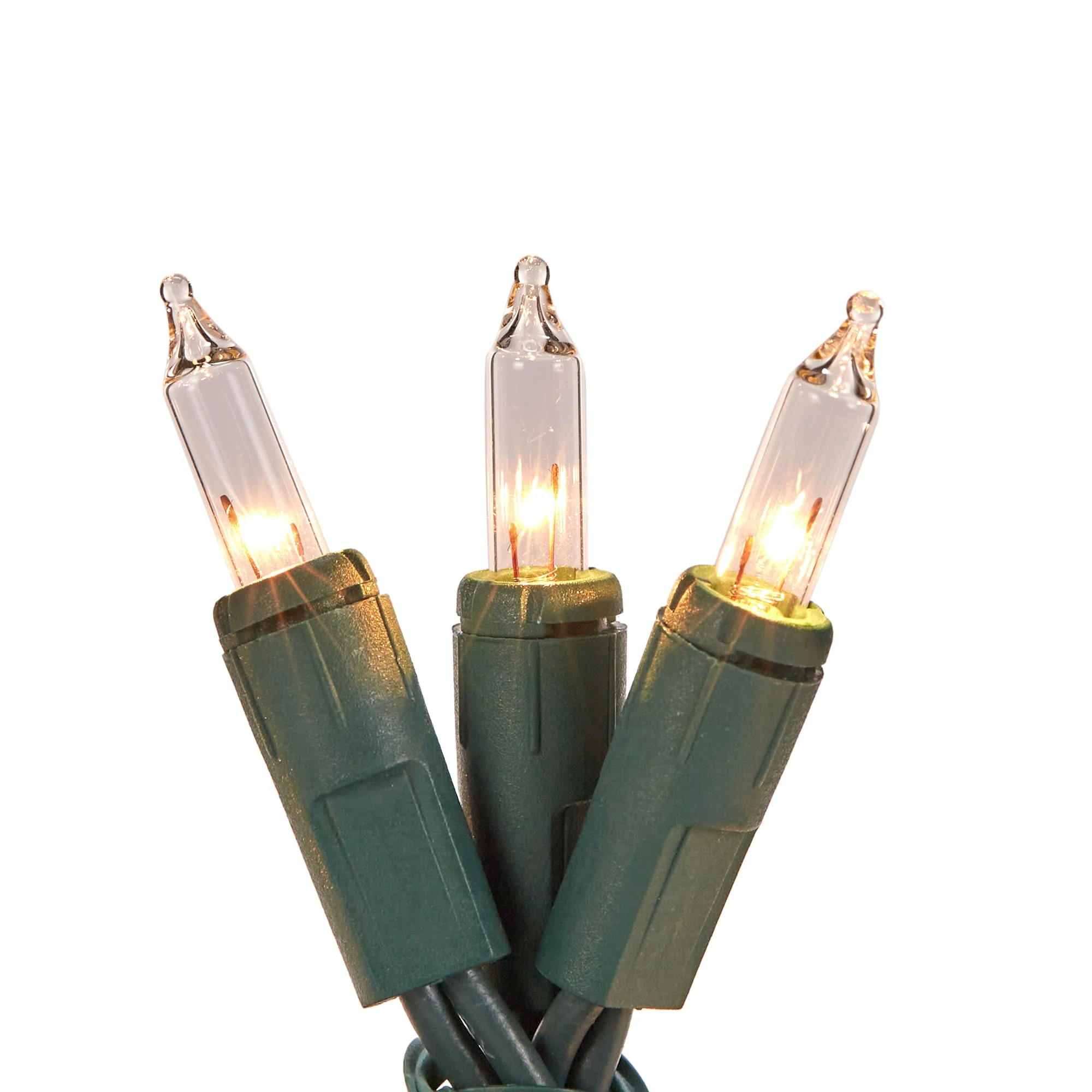 GE ConstantON 100-Count 20.6-ft Clear Incandescent Plug-In Christmas String Lights, Green Wire - Image 5