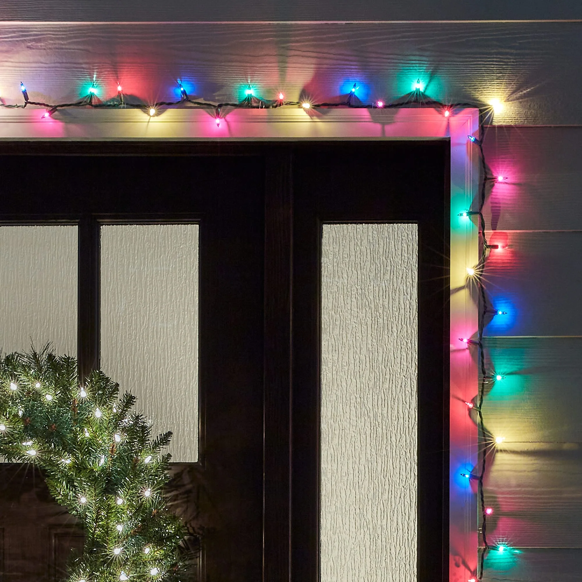 GE ConstantON 100-Count 20.6-ft Multicolor Incandescent Plug-In Christmas String Lights - Image 2