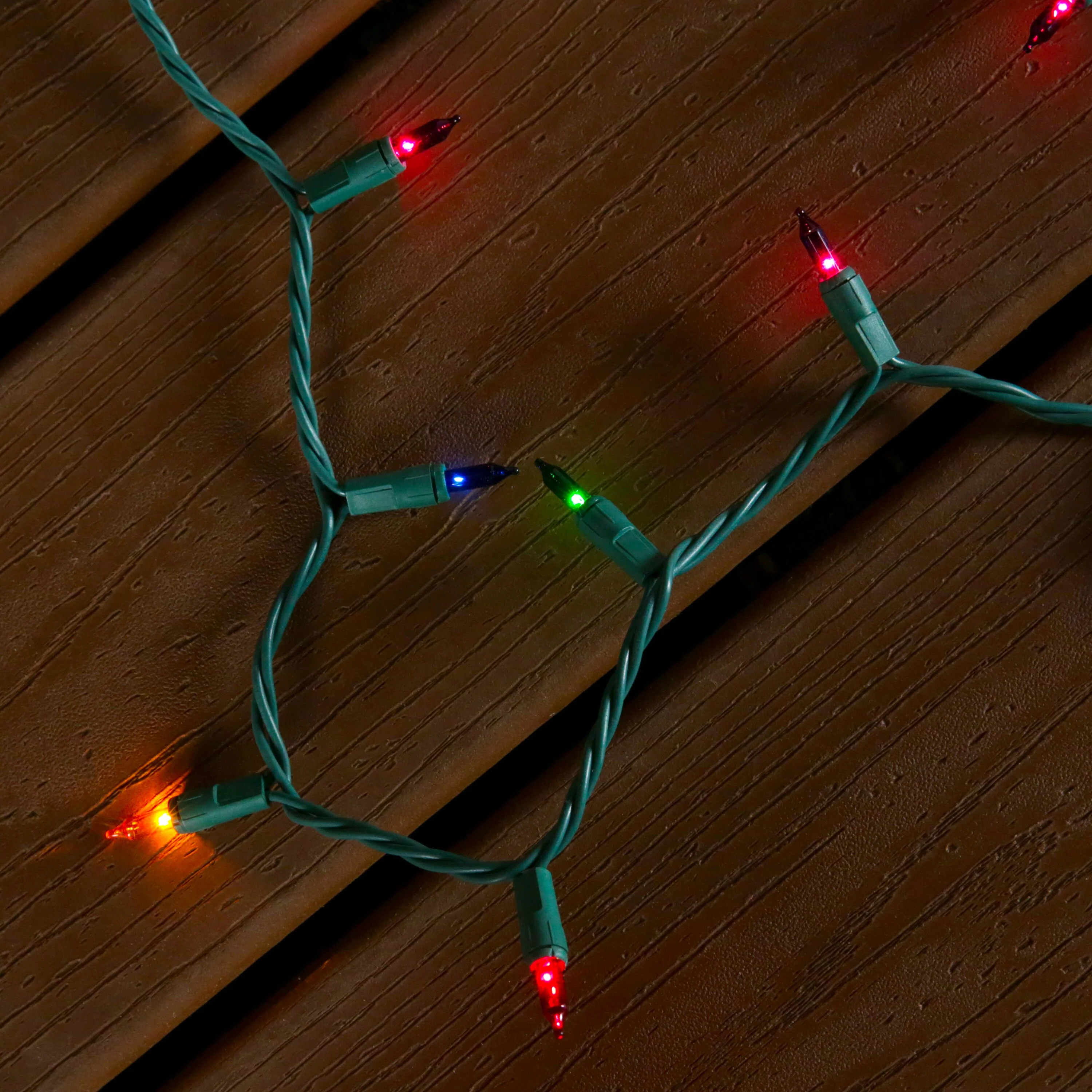 GE ConstantON 450-Count 93-ft Multicolor Incandescent Plug-In Christmas String Lights, Green Wire - Image 3