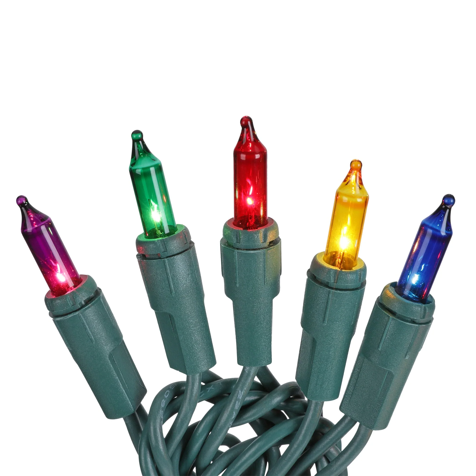 GE ConstantON 450-Count 93-ft Multicolor Incandescent Plug-In Christmas String Lights, Green Wire - Image 5