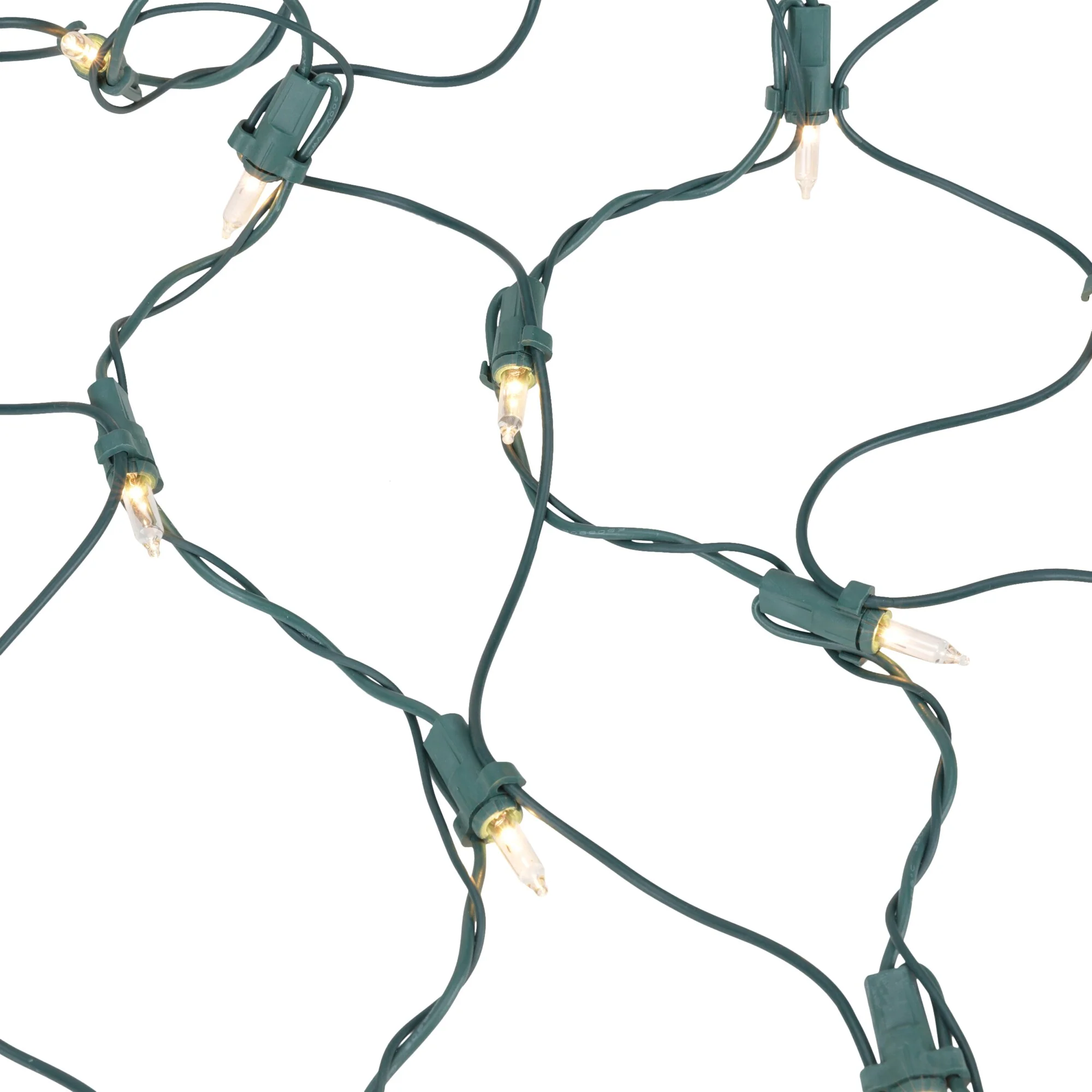 GE ConstantON 6-ft x 4-ft Constant White Incandescent Mini Plug-In Christmas Net Lights - Image 3