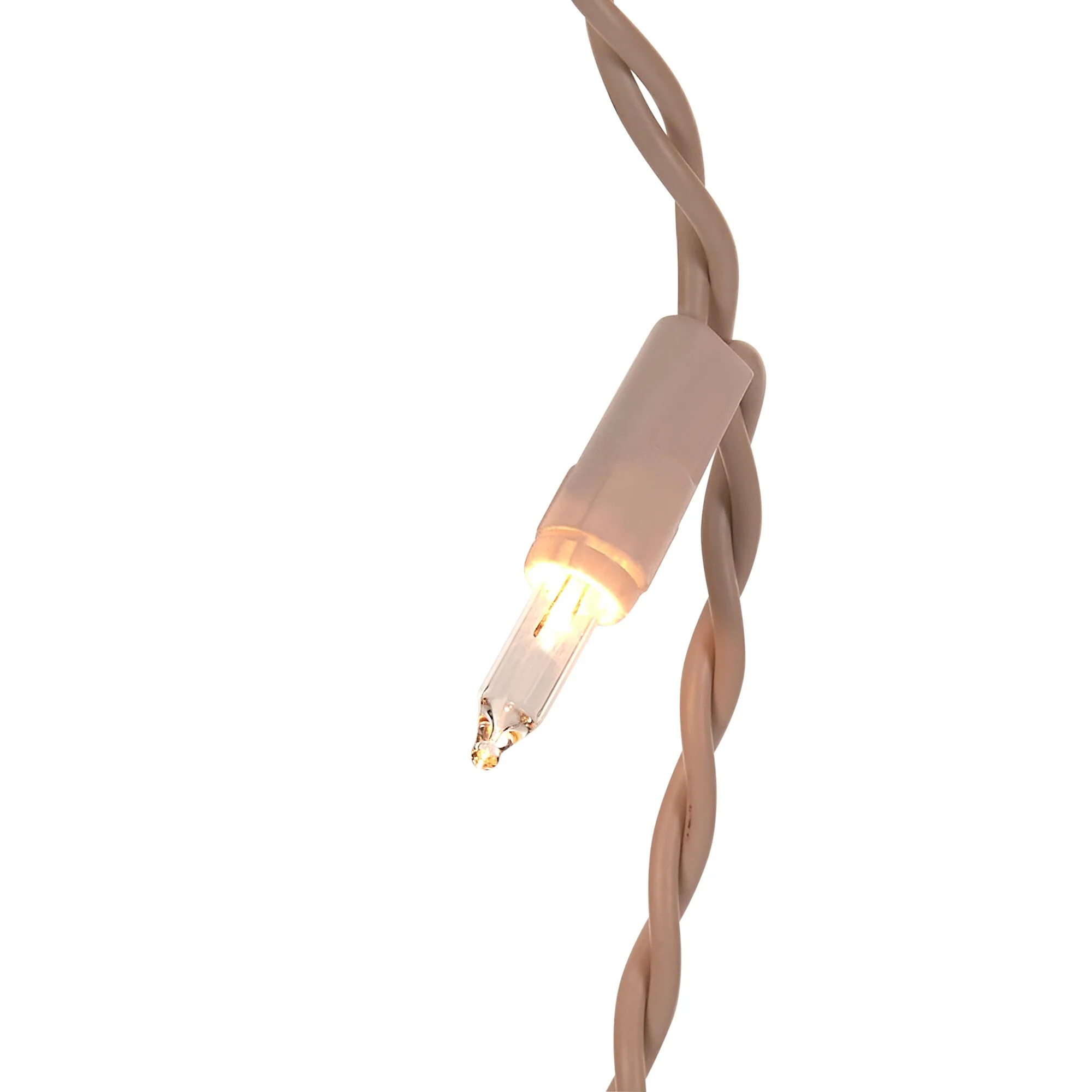 GE ConstantON 600-Count Clear Mini Incandescent Plug-In Christmas Icicle Lights, White Wire, 26.4-ft - Image 3