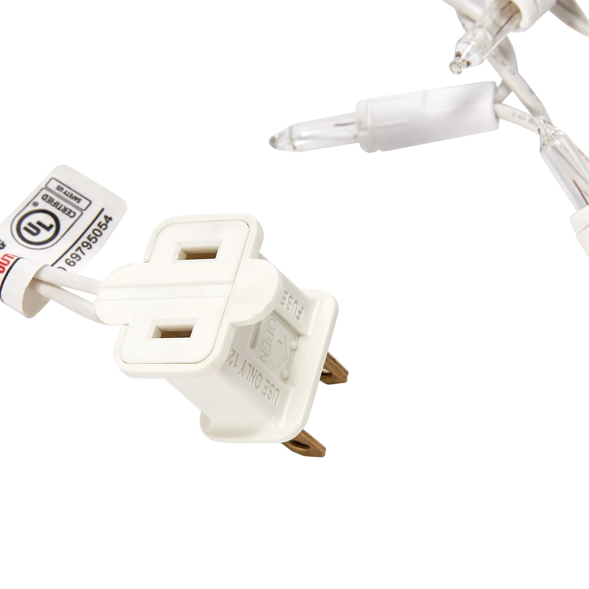 GE ConstantON 600-Count Clear Mini Incandescent Plug-In Christmas Icicle Lights, White Wire, 26.4-ft - Image 4