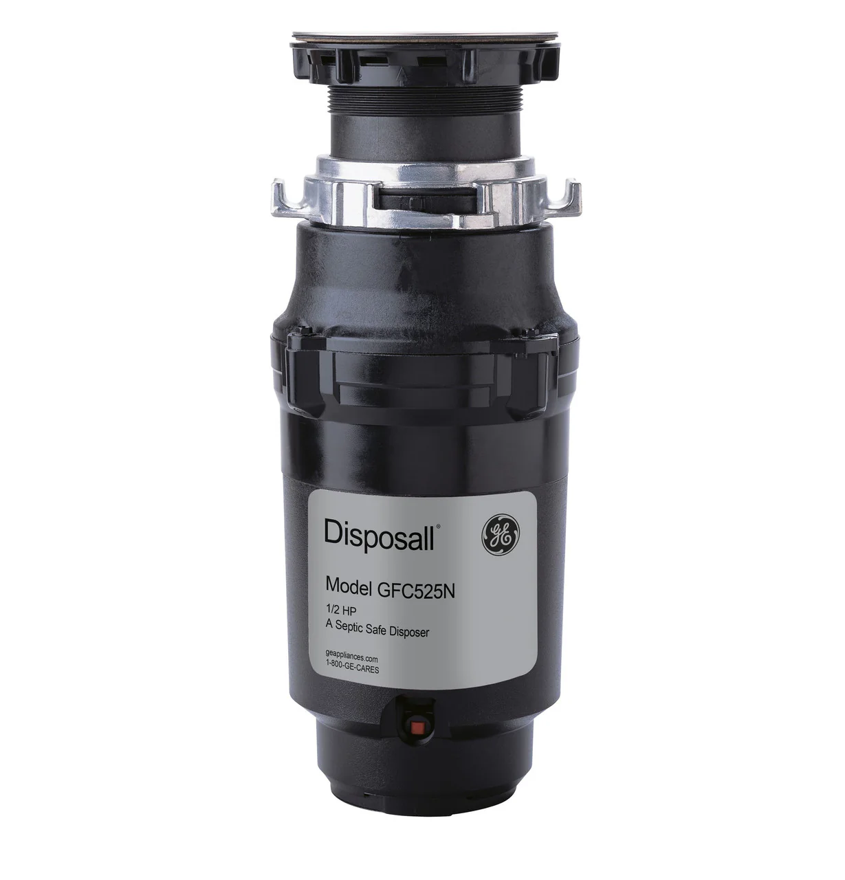 GE Disposall 1/2-HP Continuous Feed Garbage Disposer, Corded (Model GFC525N)