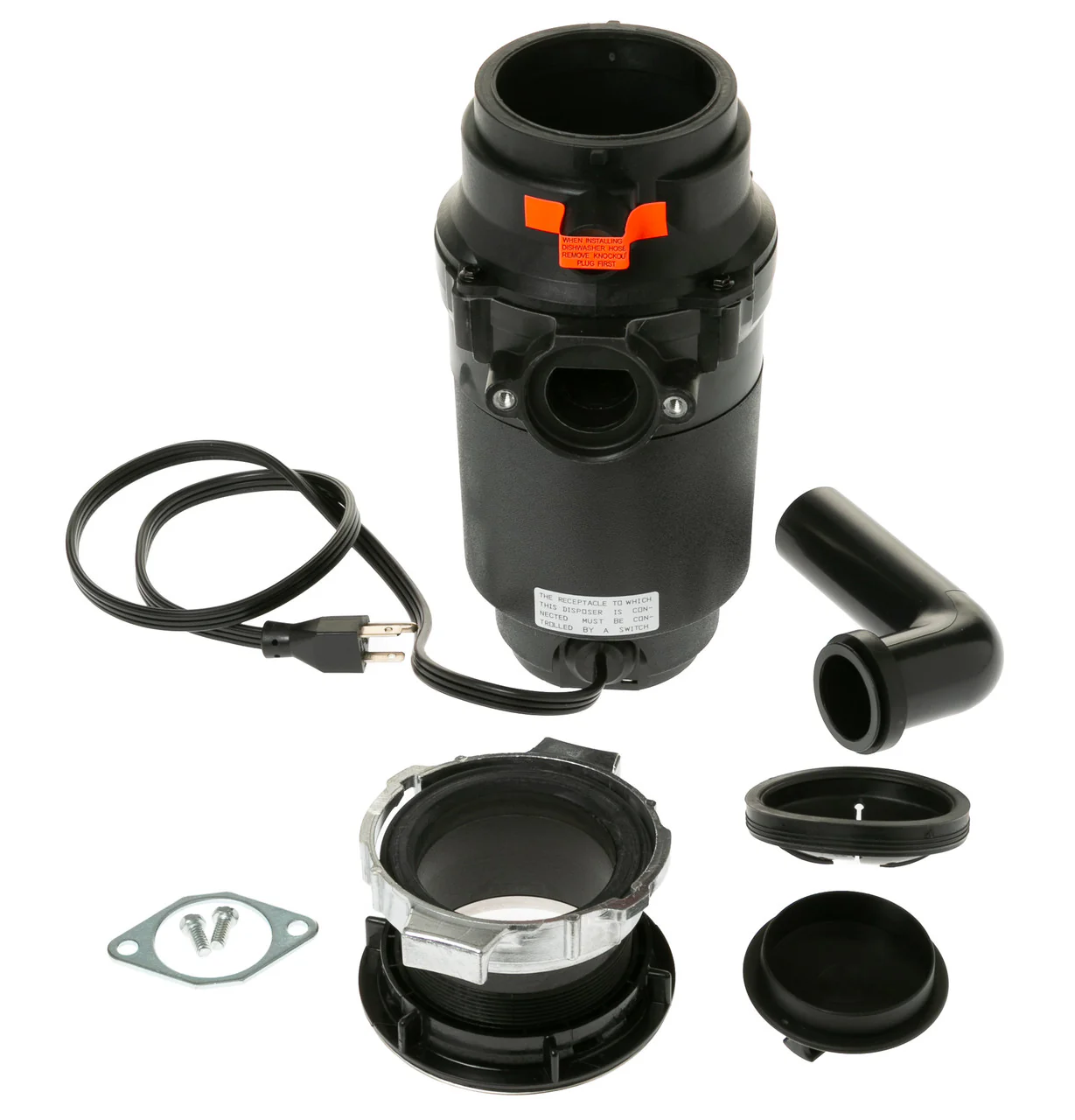 GE Disposall 1/2-HP Continuous Feed Garbage Disposer, Corded (Model GFC525N) - Image 3