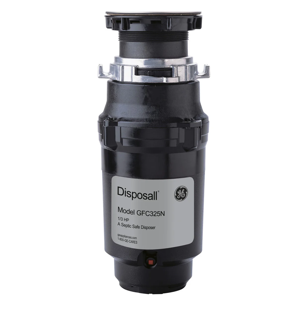 GE DISPOSALL 1/3-HP Continuous Feed Garbage Disposer, Corded (GFC325N)