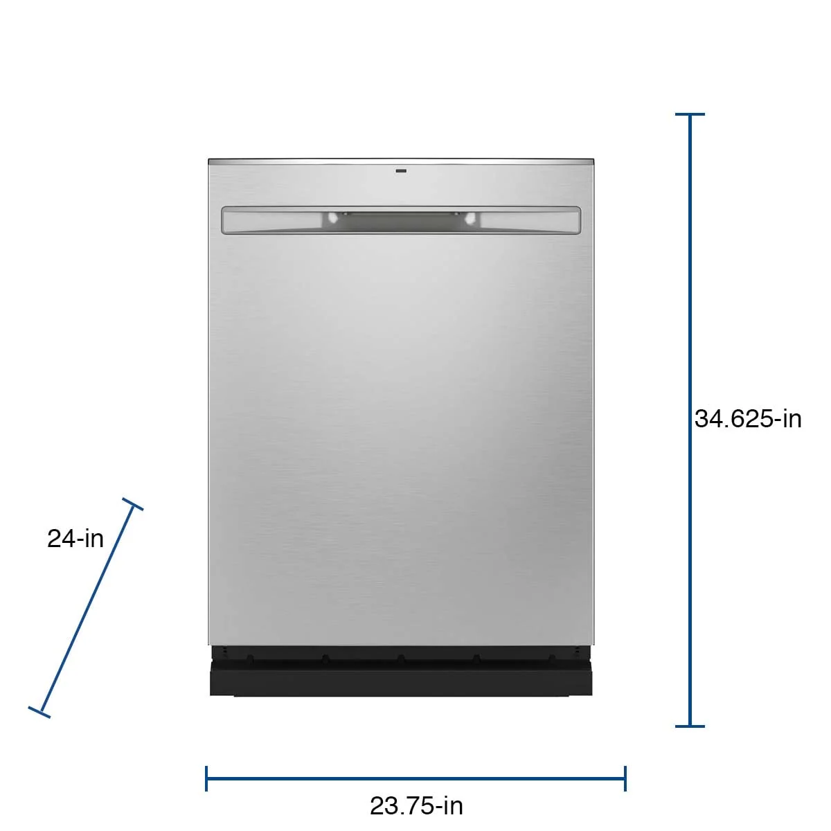GE Dry Boost 46-Decibel Top Control 24-in Built-In Dishwasher (Fingerprint-Resistant Stainless Steel) ENERGY STAR - Image 2