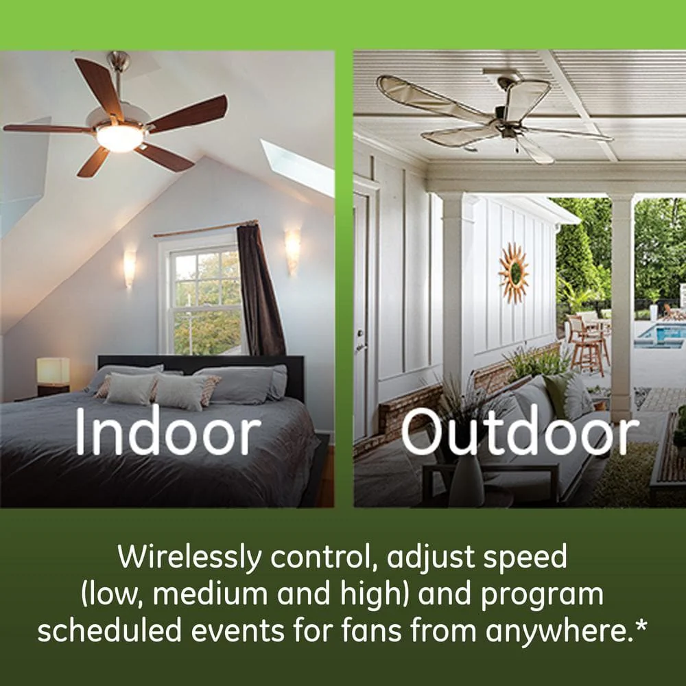 GE Enbrighten Z-Wave Plus In-Wall Smart Fan Control - Image 2