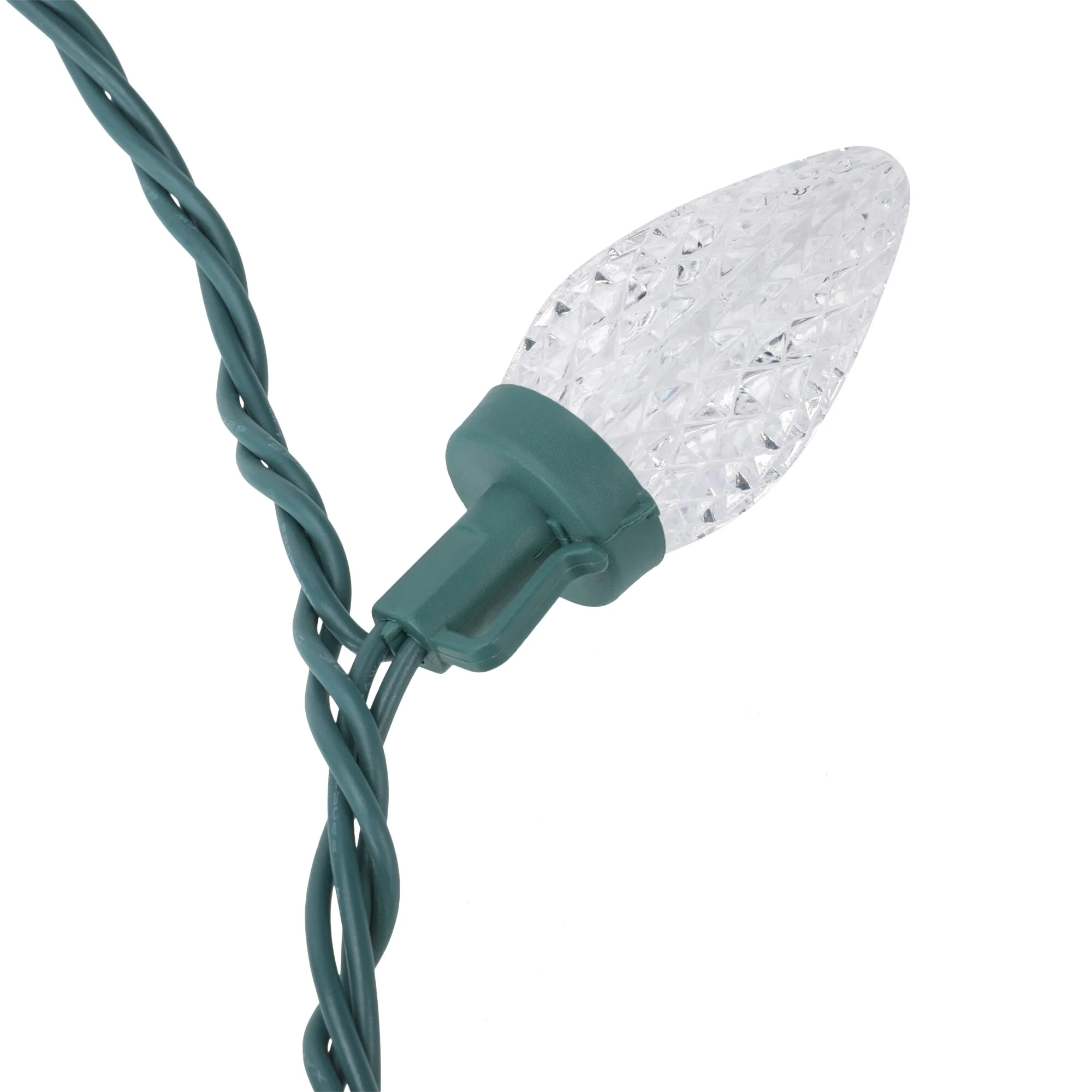 GE Energy Smart 100-Count 66-ft Warm White LED C9 Plug-In Christmas String Lights - Image 3
