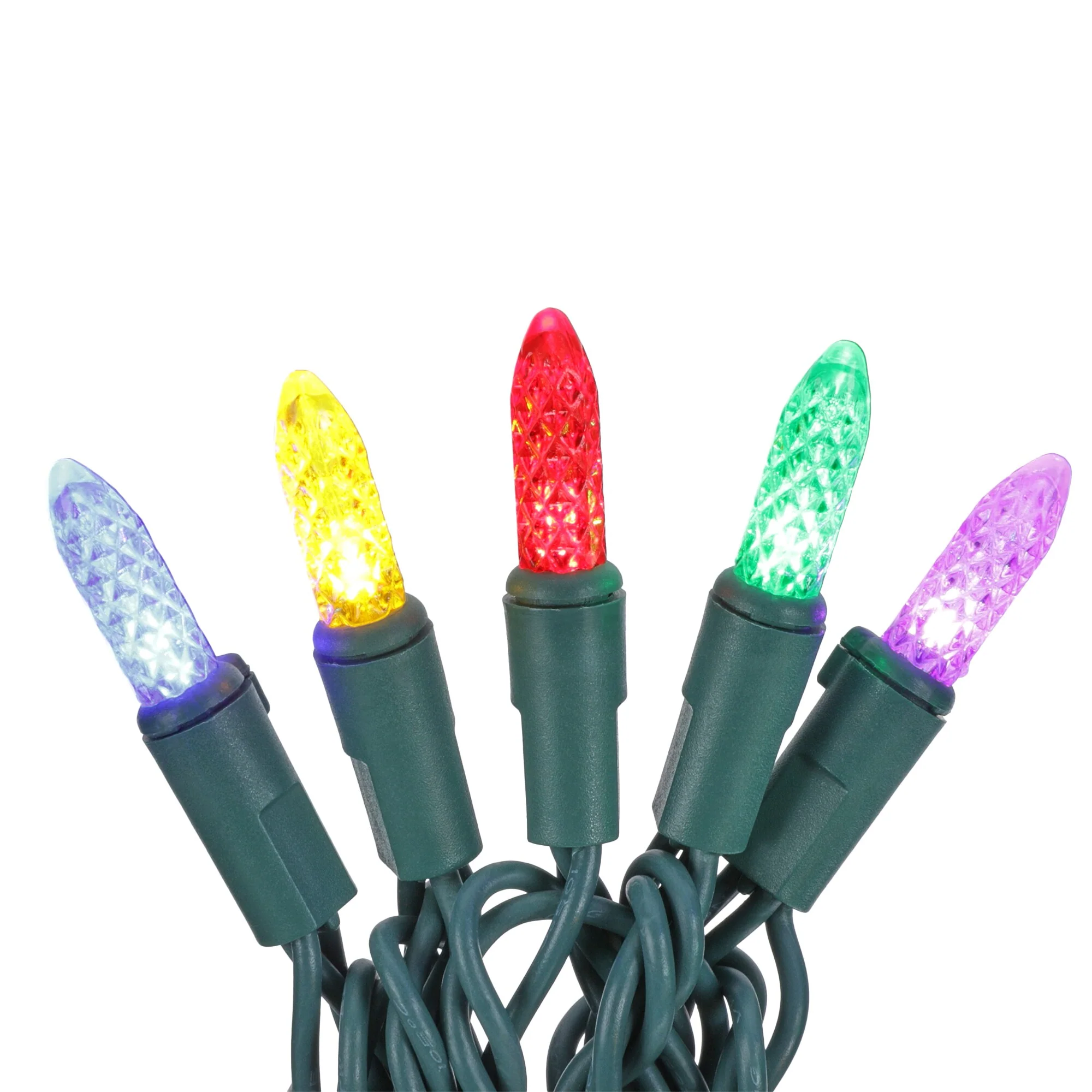 GE Energy Smart 150-Count 49.6-ft Multicolor LED Plug-In Christmas String Lights - Image 5