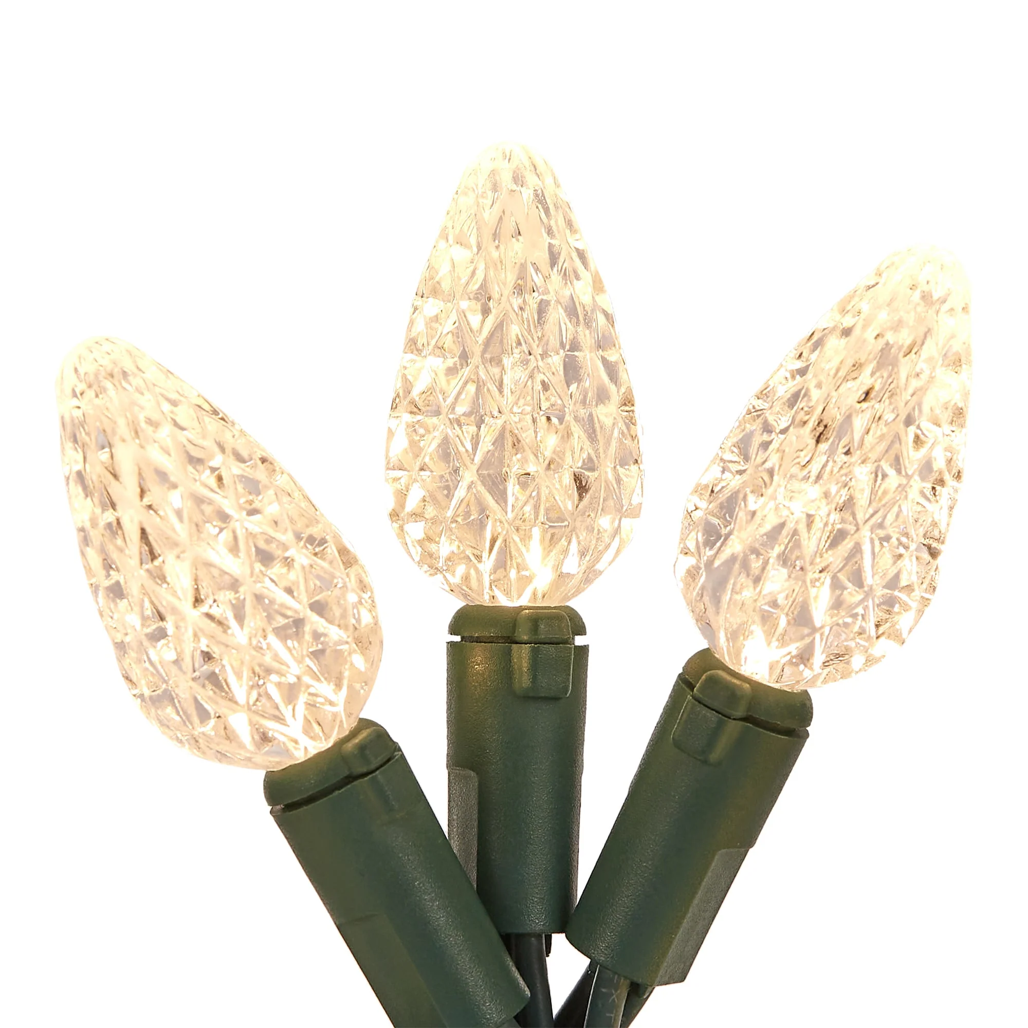 GE Energy Smart 150-Count 49.6-ft Warm White C6 LED Plug-In Christmas String Lights with Reel - Image 5